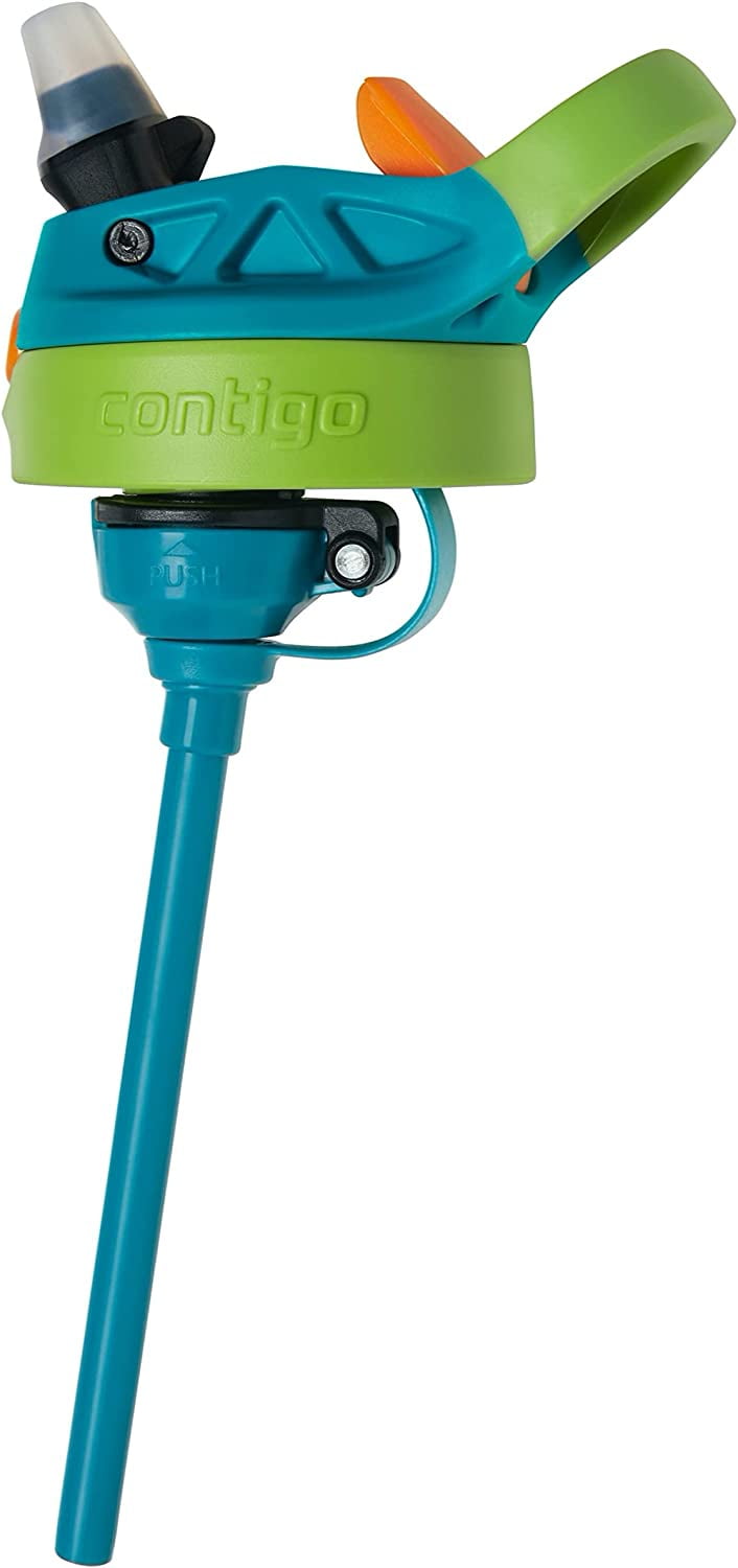 Contigo Kid's 20 oz. AutoSpout Straw Water Bottle - Juniper/Limelight - Pick 385