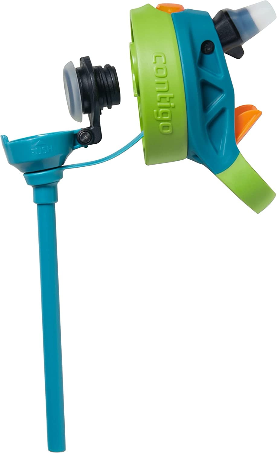 Contigo Kid's 20 oz. AutoSpout Straw Water Bottle - Juniper/Limelight - Pick 385