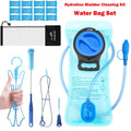 TAGVO Hydration Bladder 2 Liter BPA Free 70oz + Cleaning Brushes Kit, Leakproof Water Bladder Travel Reservoir Hydration Bag, Easy Cleaning by 3 Brushes and Air Drying by Collapsible Frame - Pick 610