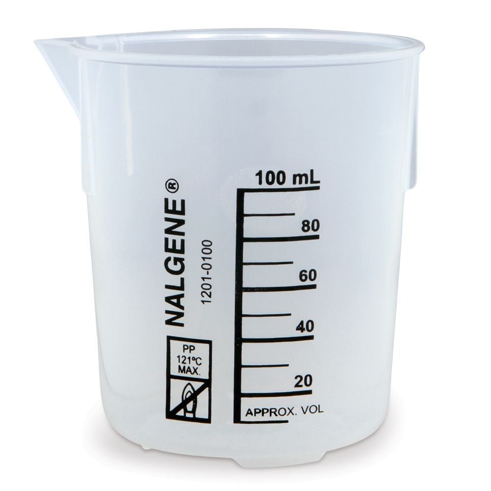 Nalgene Griffin Beaker, Low Form, Polypropylene, 100 Ml - Pick 348