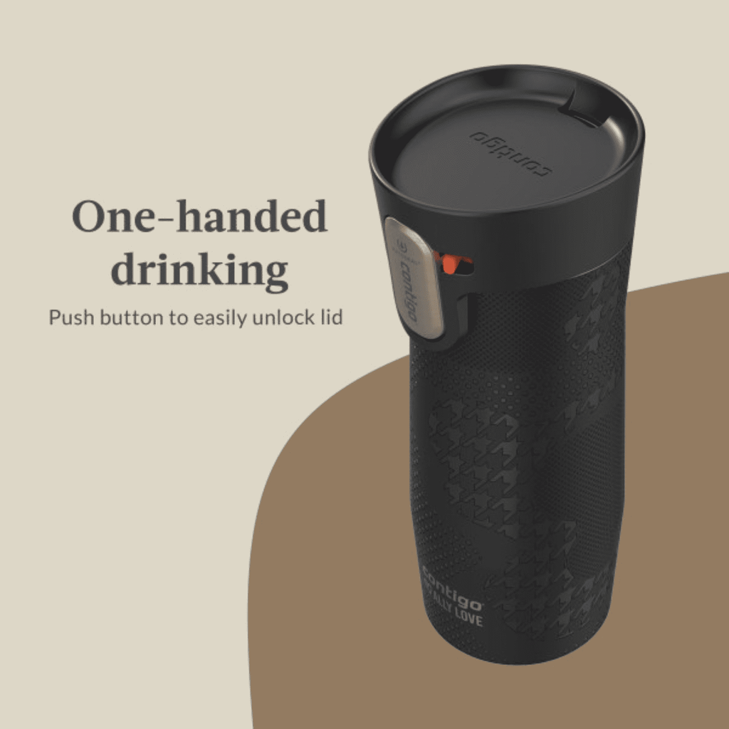Contigo x Ally Love Autoseal West Loop Vacuum-Insulated Stainless Steel Travel Mug with Easy-Clean Lid, 16 oz, Stellar Jay - Pick 741
