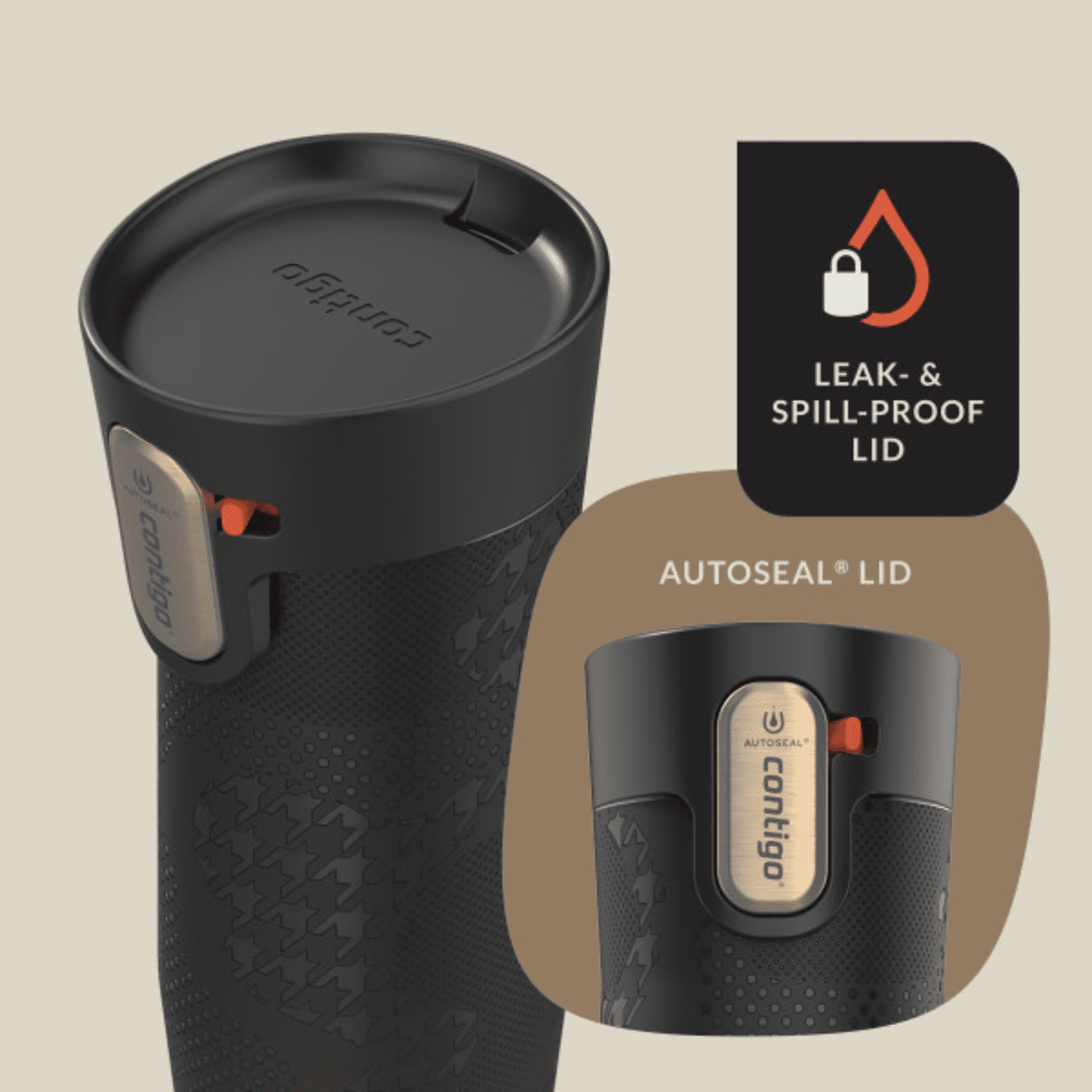 Contigo x Ally Love Autoseal West Loop Vacuum-Insulated Stainless Steel Travel Mug with Easy-Clean Lid, 16 oz, Stellar Jay - Pick 741