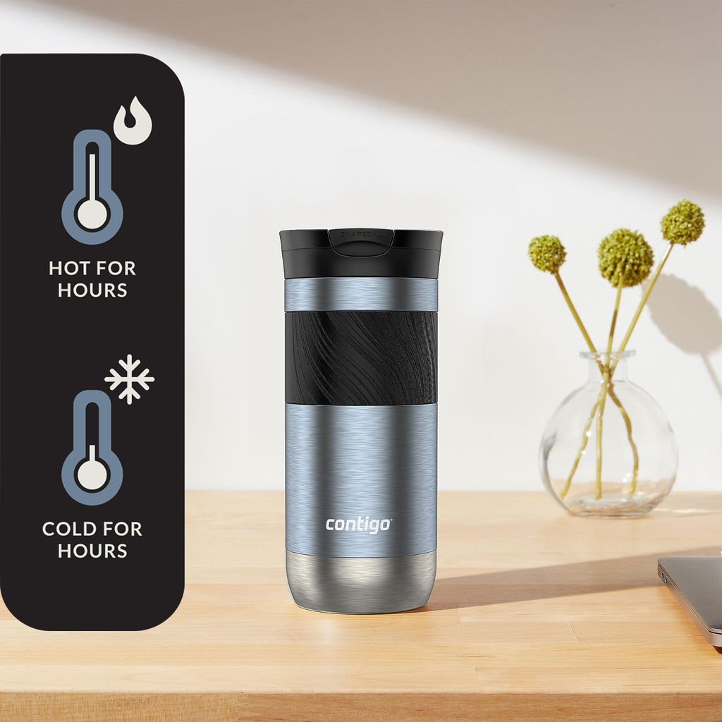 Contigo Byron 2.0 Stainless Steel Travel Mug with SNAPSEAL Lid and Grip, 16oz. - Pick 935