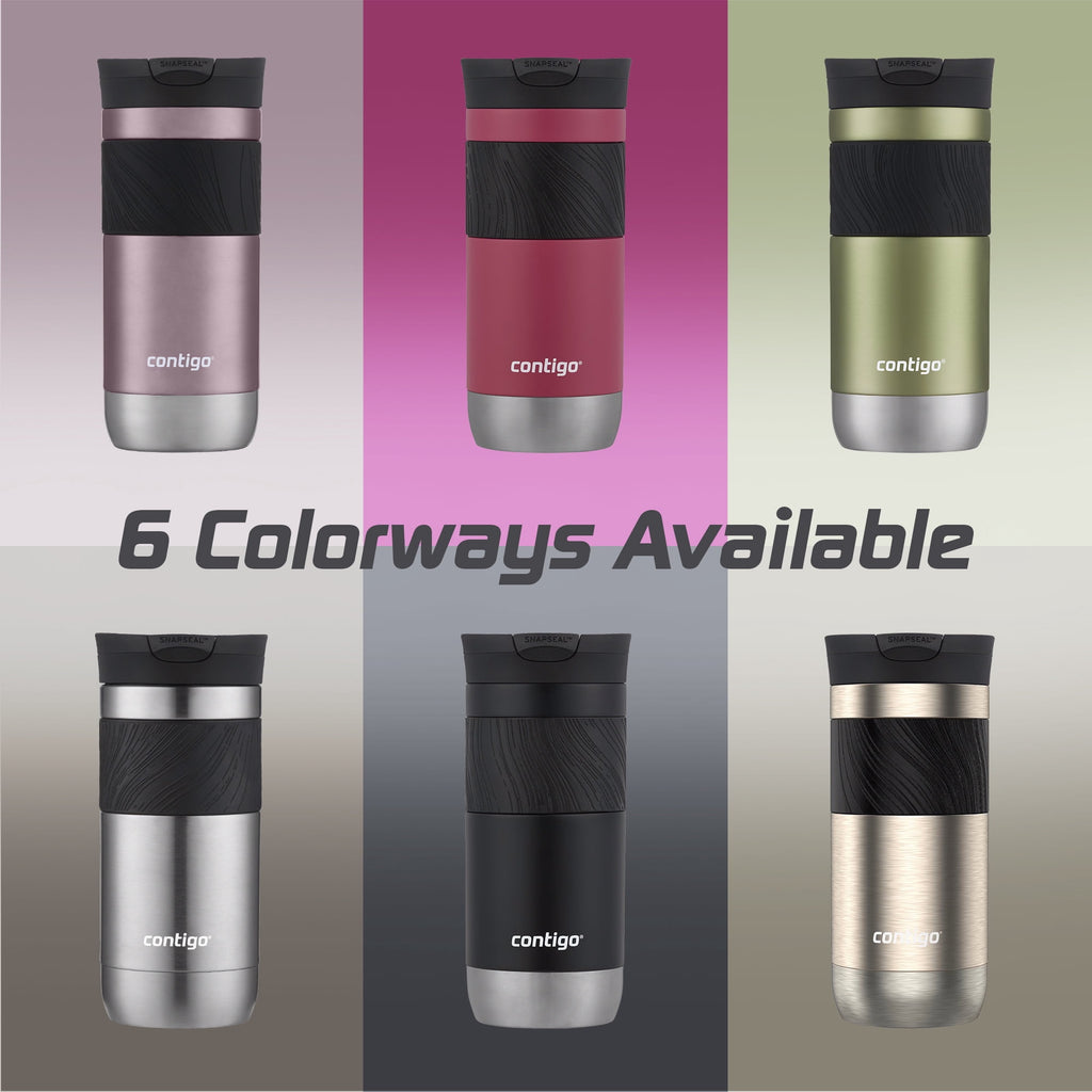 Contigo Byron 2.0 Stainless Steel Travel Mug with SNAPSEAL Lid and Grip, 16oz. - Pick 935