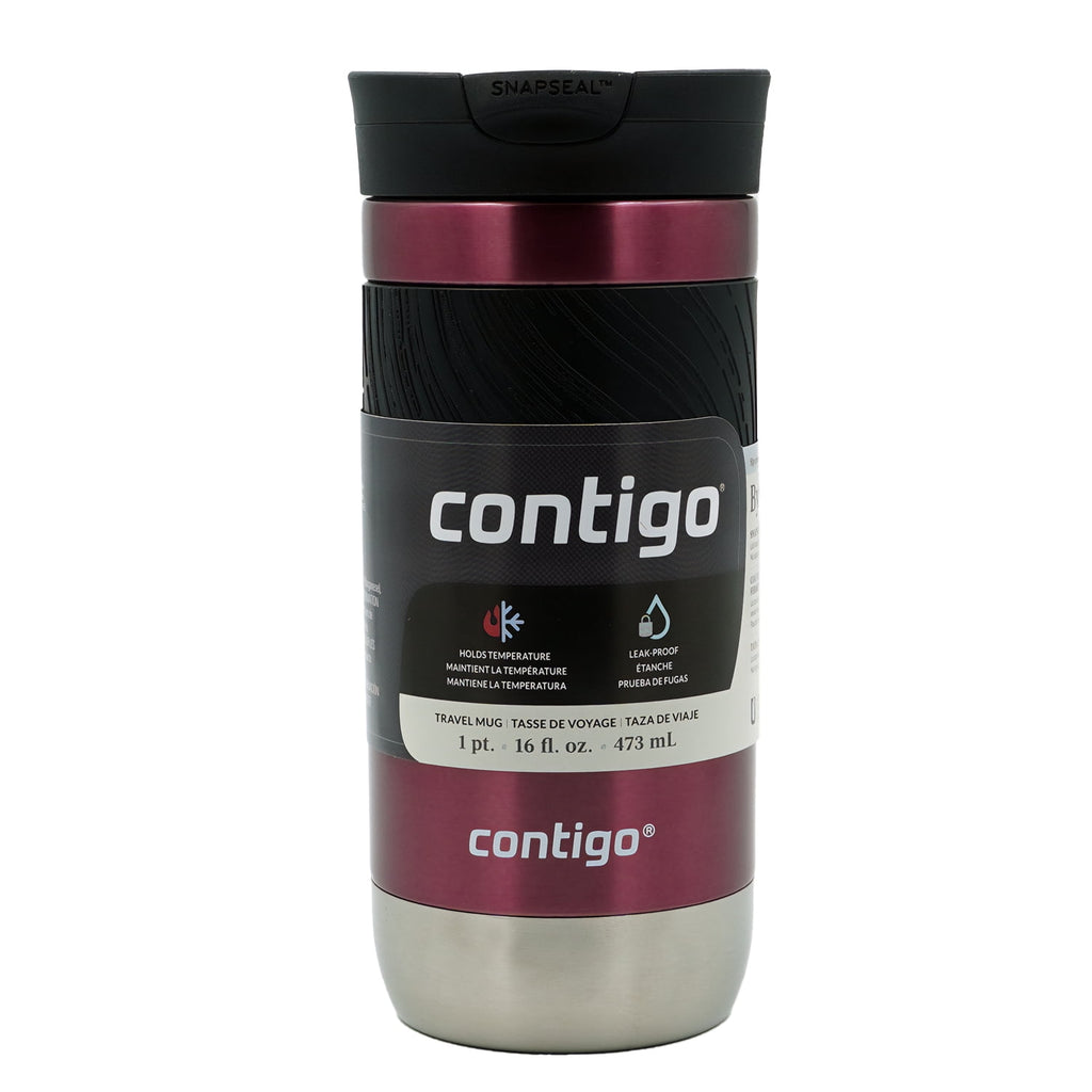 Contigo Byron 2.0 Stainless Steel Travel Mug with SNAPSEAL Lid and Grip, 16oz. - Pick 935