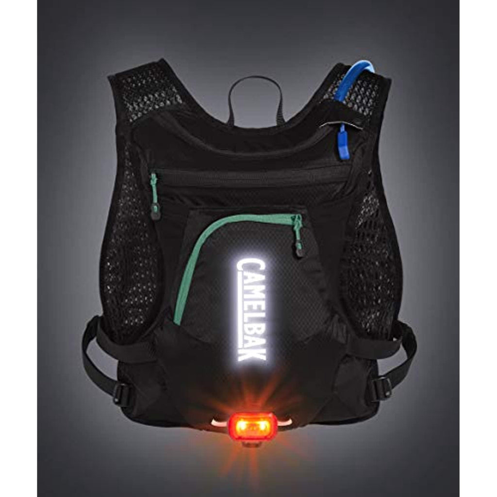 CamelBak Women's Chase Bike Vest 50oz - Hydration Vest - Easy Access Pockets, Black/Mint - Pick 524