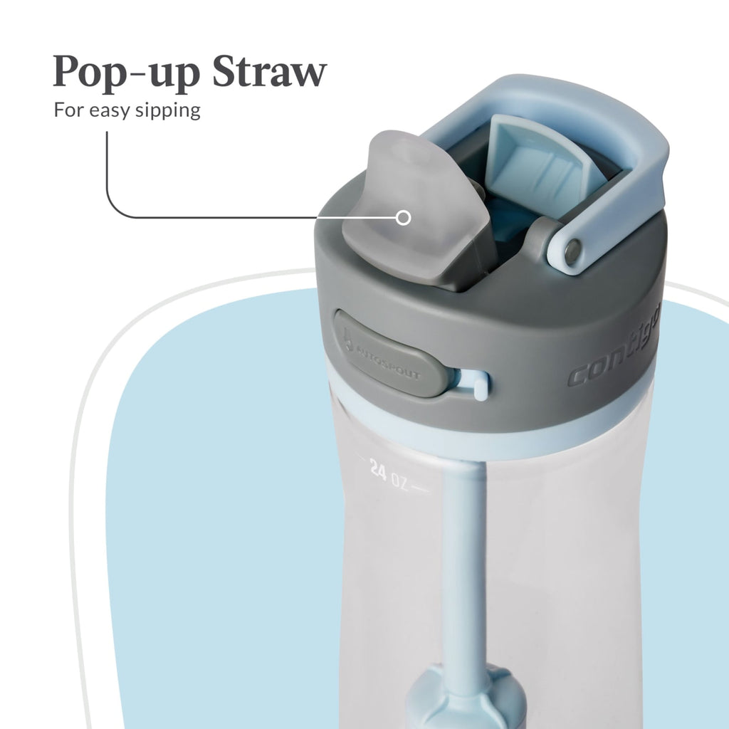 Contigo 24 oz. Wells Plastic Filter Water Bottle - Salt - Pick 574