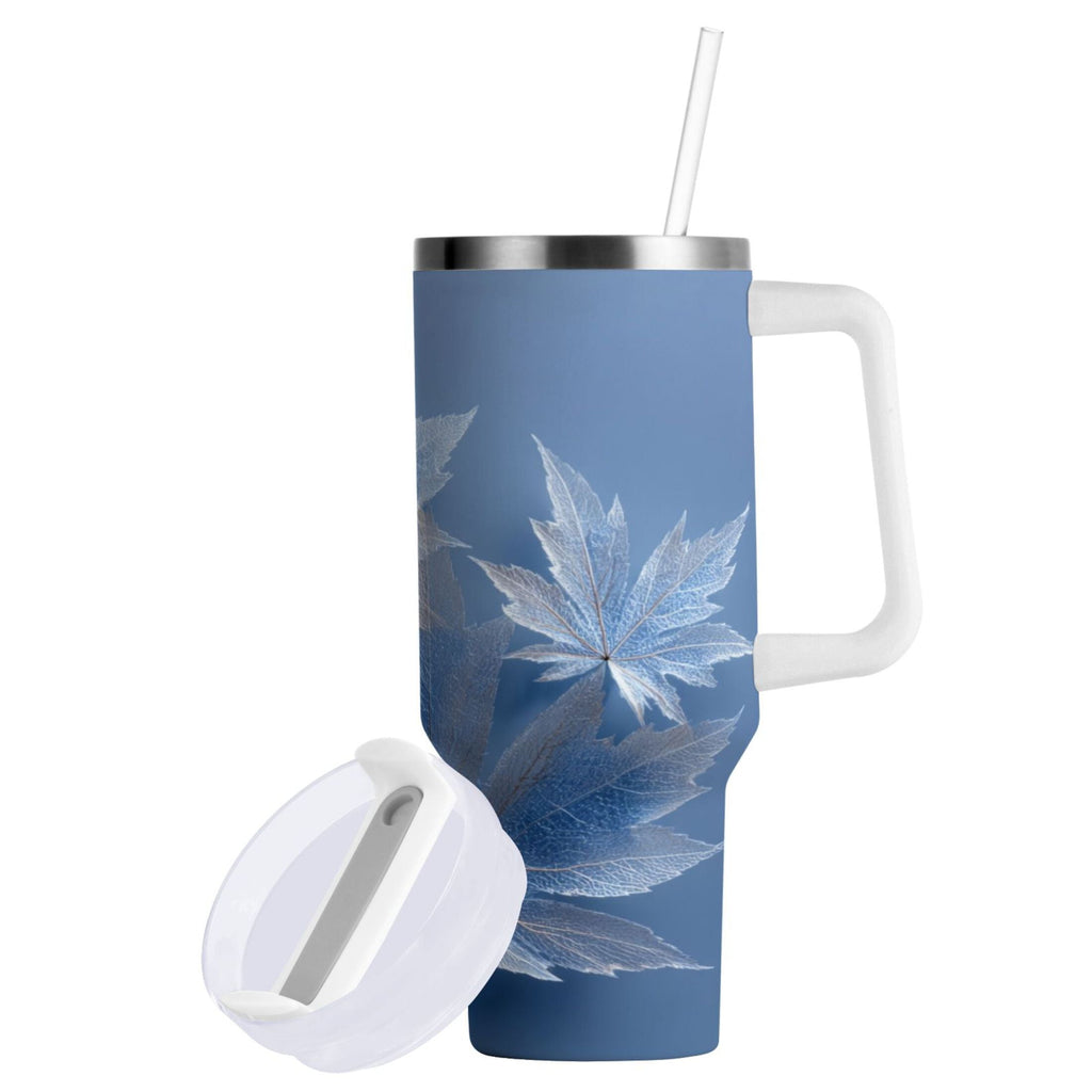 30 oz Insulated Stainless Steel Tumbler Double Wall Stainless Steel Tumbler with 2-Way Drinking Glass Mapleleaves - Pick 330