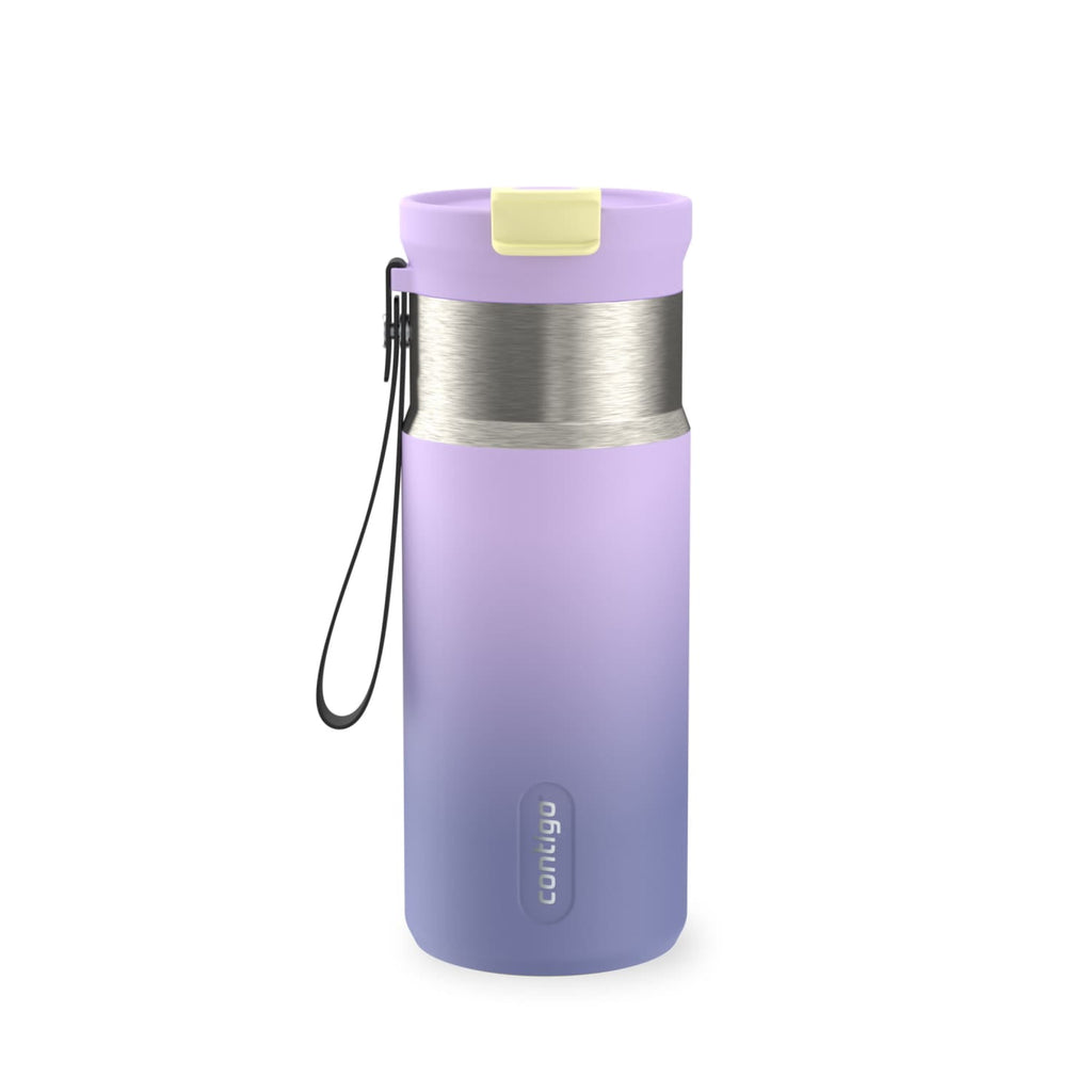 Contigo DualSip 16 oz Compact Leakproof Insulated Water Bottle with 2-Way Lid - Pick 930