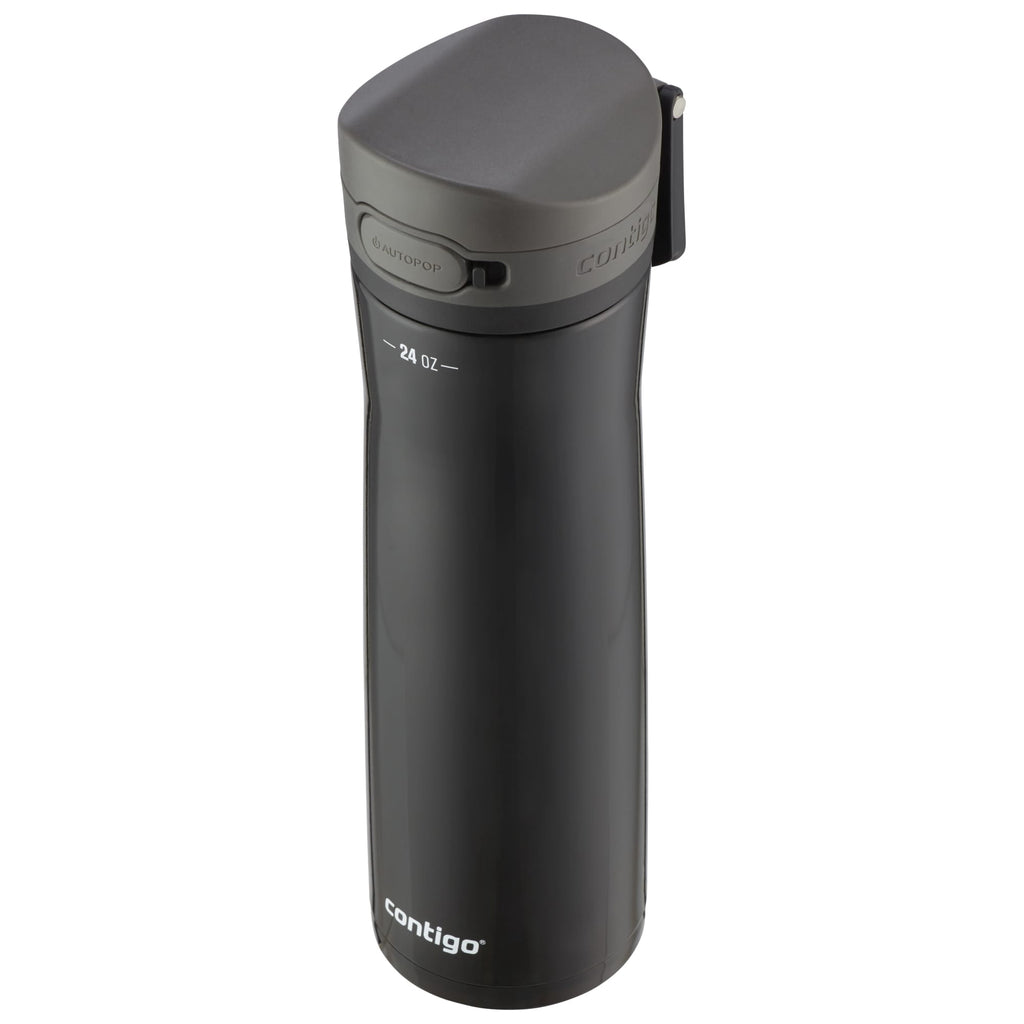 Contigo Jackson Chill  Bundle 2 Water Bottles Black 24oz and Pink  20oz with Autopop Lid - Pick 443