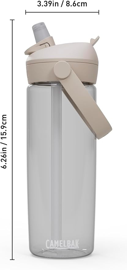 Camelbak Thrive Flip Straw 20oz Water Bottle, Charcoal - Pick 783