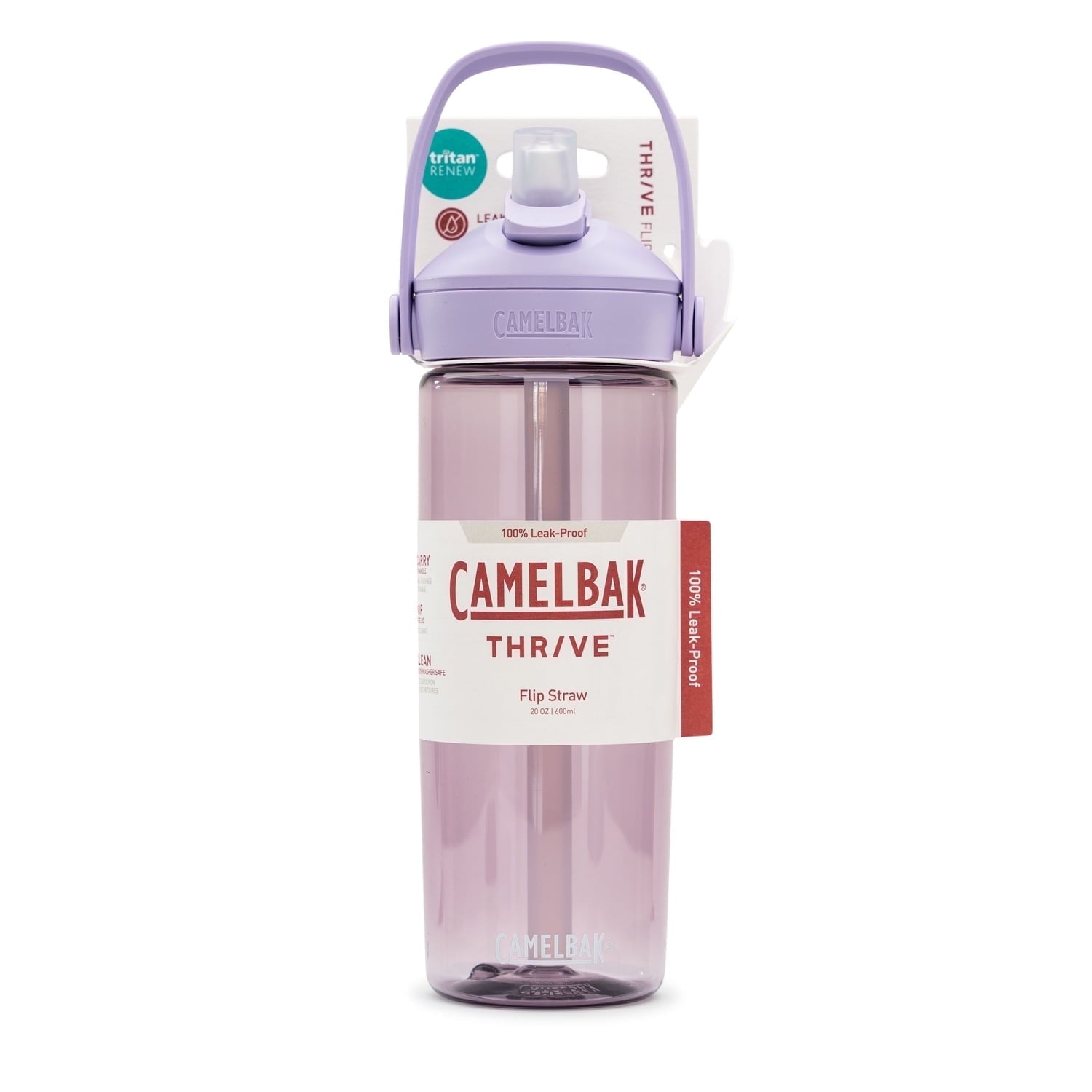 Camelbak Thrive Flip Straw 20oz Water Bottle, Charcoal - Pick 783