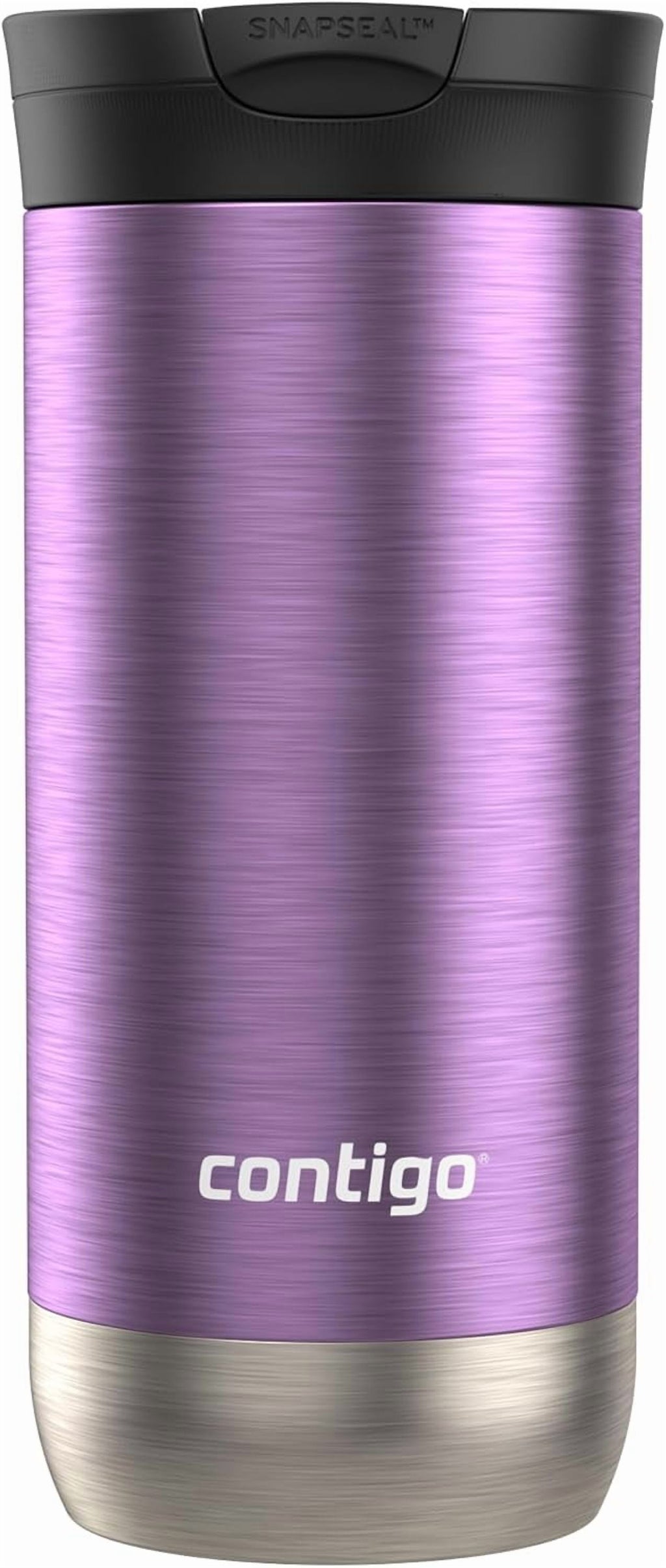 Contigo Huron SnapSeal Insulated Travel Tumbler, Purple Panzy Color 16 oz (473 mL) - Pick 902
