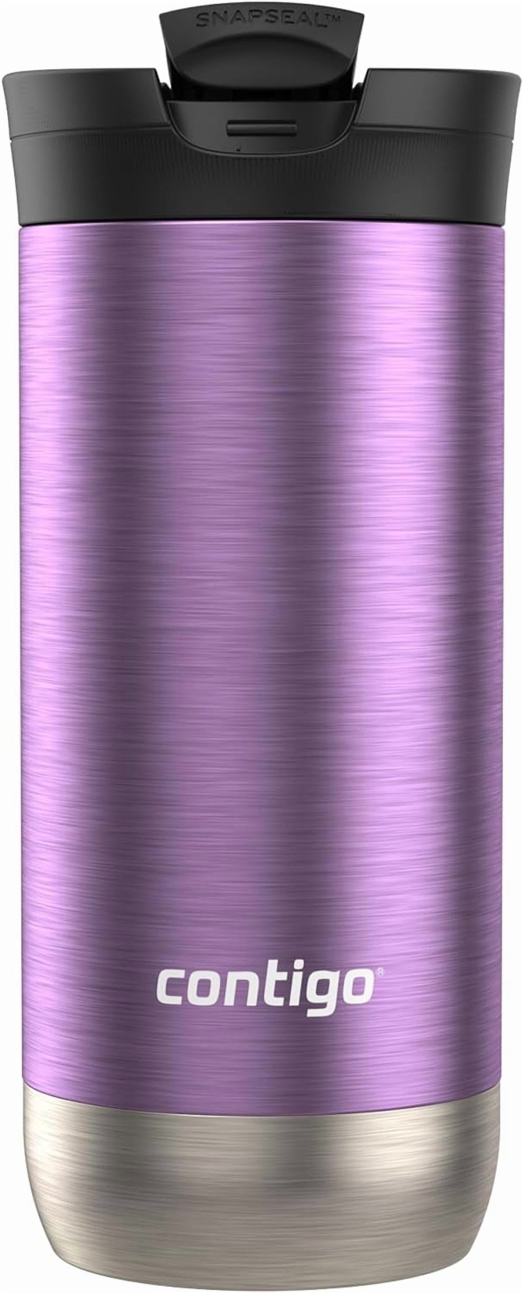 Contigo Huron SnapSeal Insulated Travel Tumbler, Purple Panzy Color 16 oz (473 mL) - Pick 902