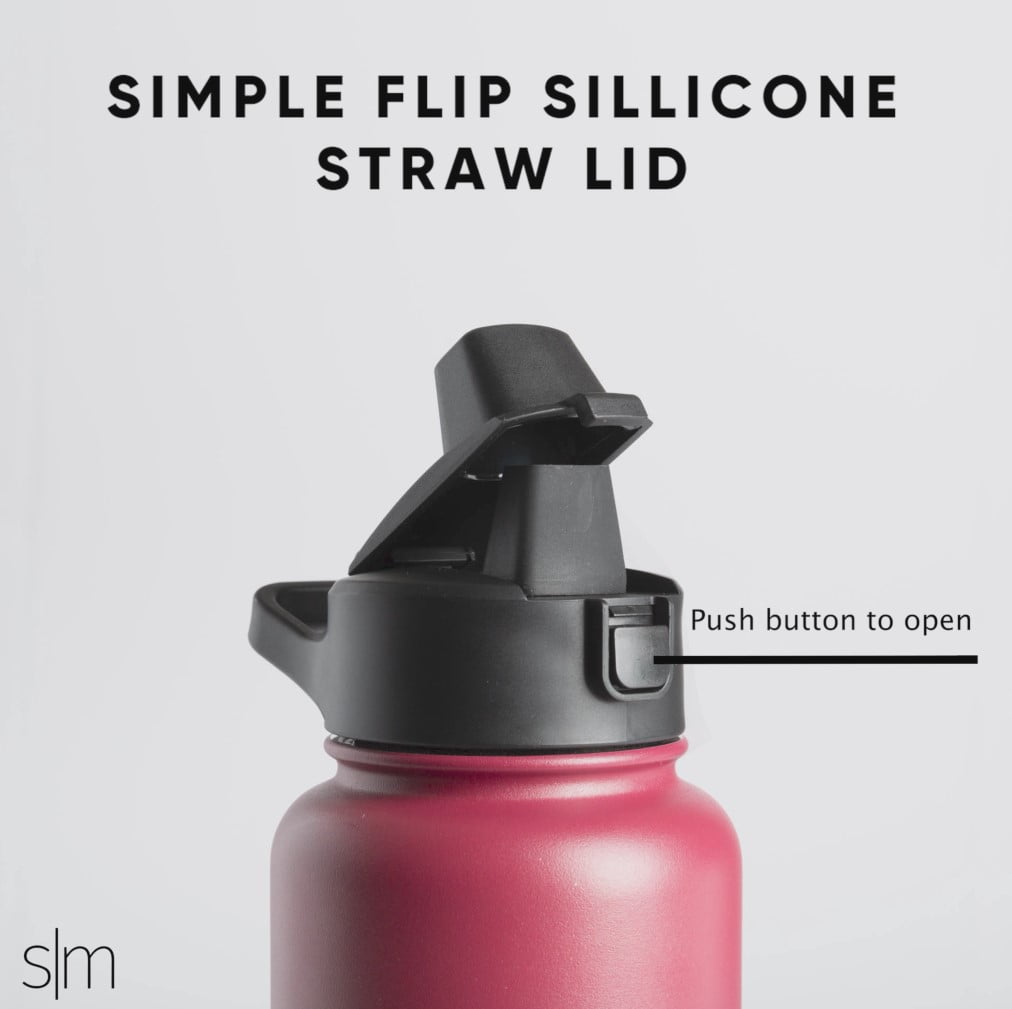 Simple Modern 64 Fluid Ounces Plastic Summit Water Bottle with Straw Lid - Malibu - Pick 690