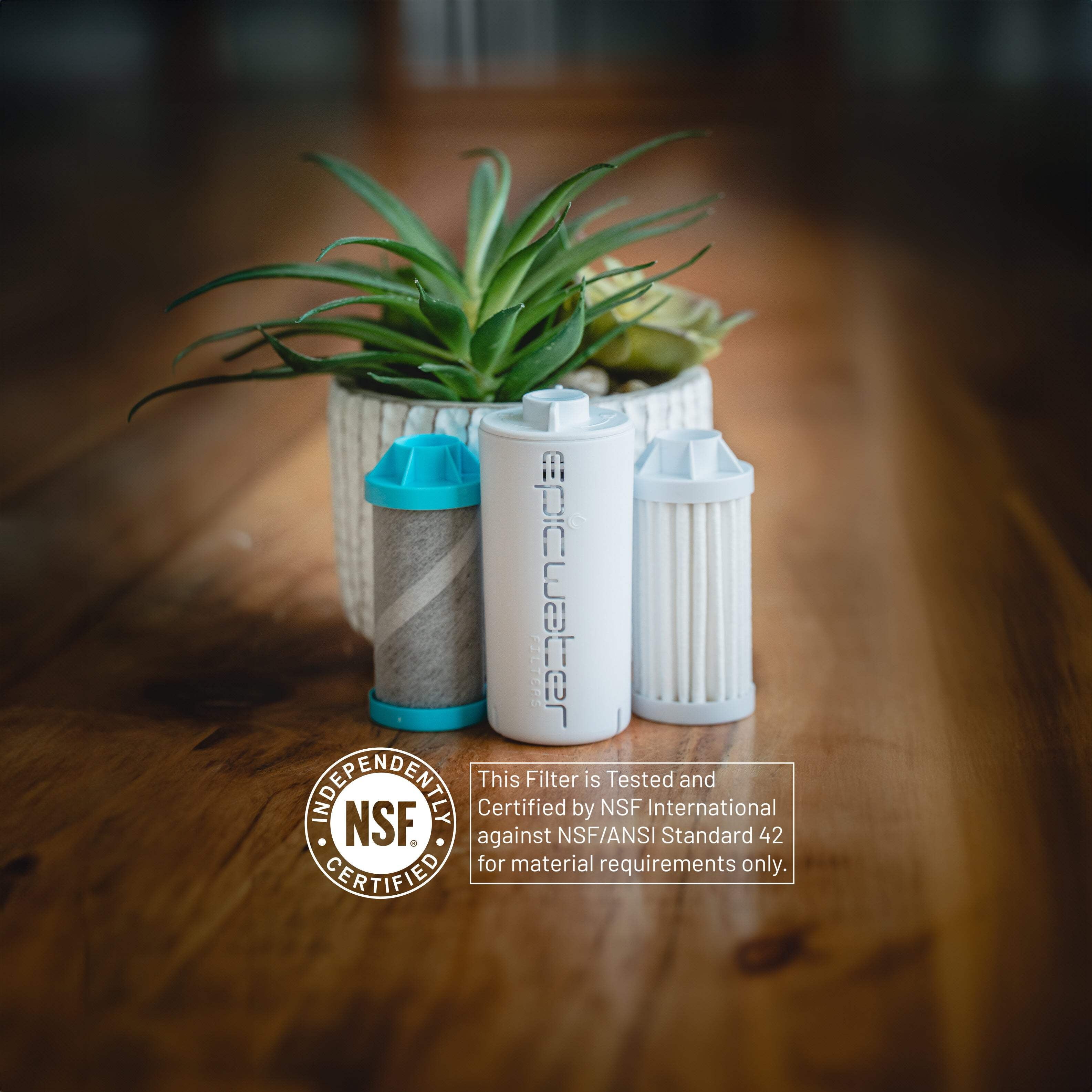 Epic Water Filters Nalgene OG Sustain Tritan USA Made Water Bottle and 75 Gallon Filter - Removes 99.99% of Water Impurities, 32oz, Leggitt Art - Pick 553