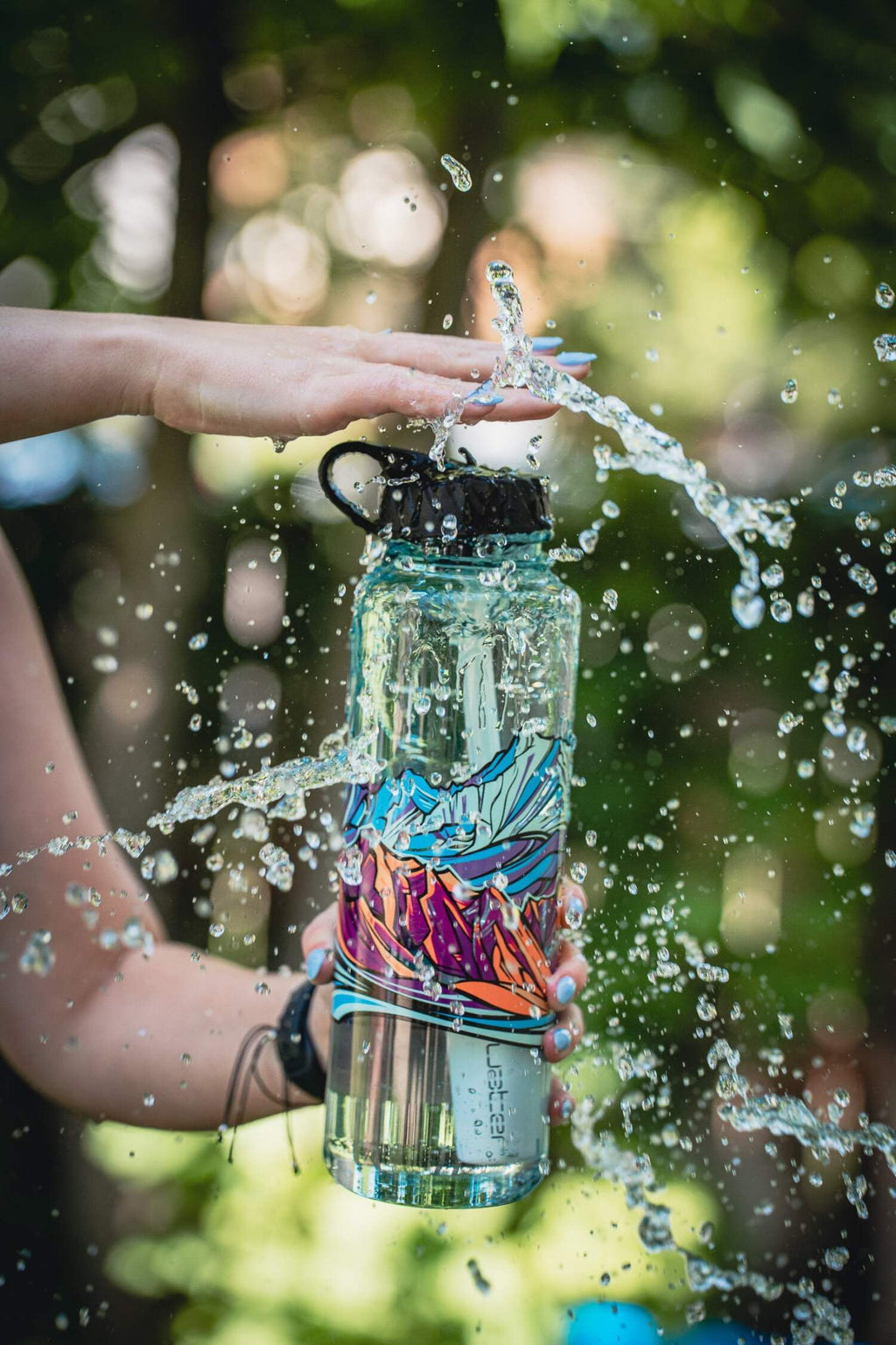Epic Water Filters Nalgene OG Sustain Tritan USA Made Water Bottle and 75 Gallon Filter - Removes 99.99% of Water Impurities, 32oz, Leggitt Art - Pick 553