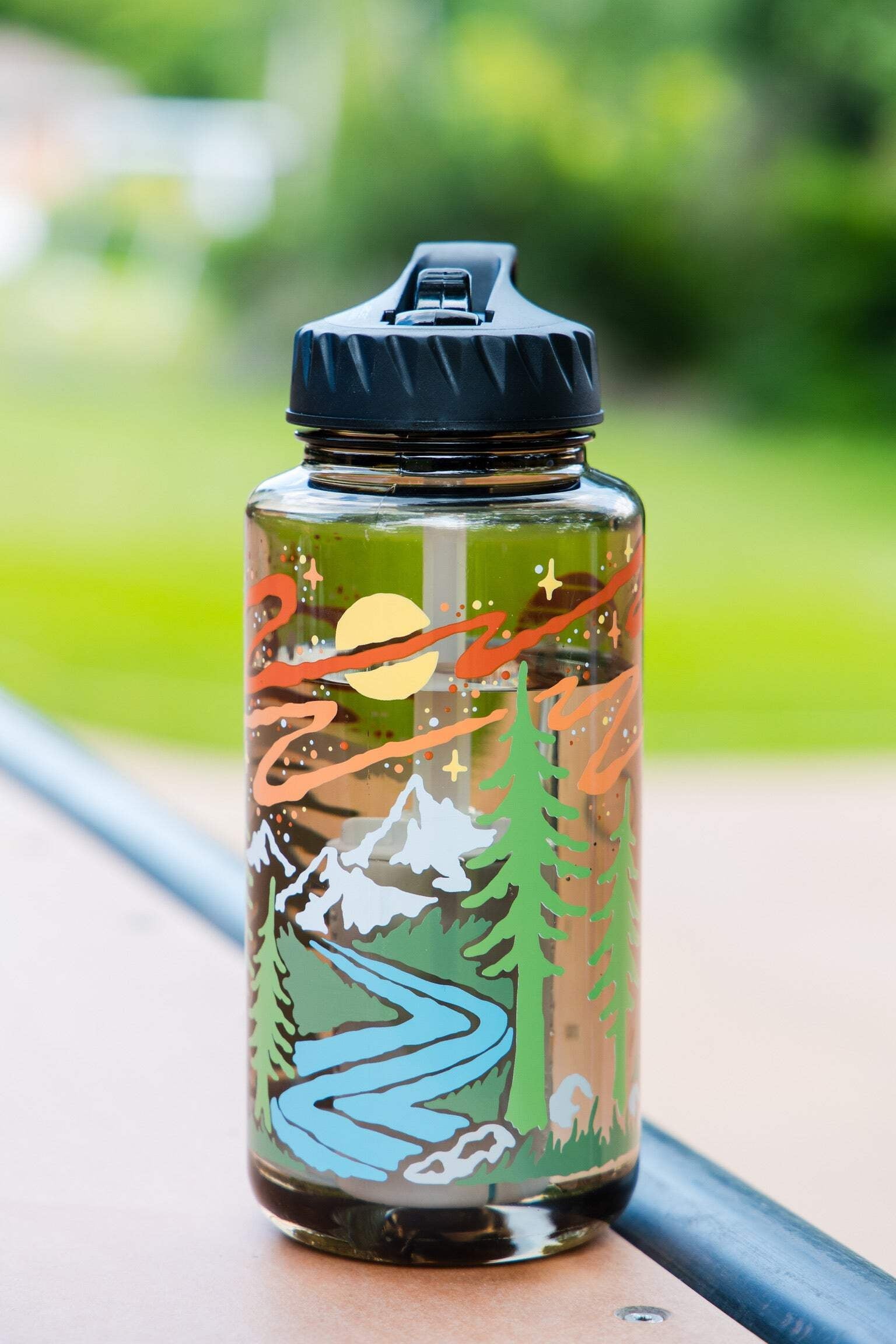 Epic Water Filters Nalgene OG Sustain Tritan USA Made Water Bottle and 75 Gallon Filter - Removes 99.99% of Water Impurities, 32oz, Atomic Child Special Edition - Pick 131