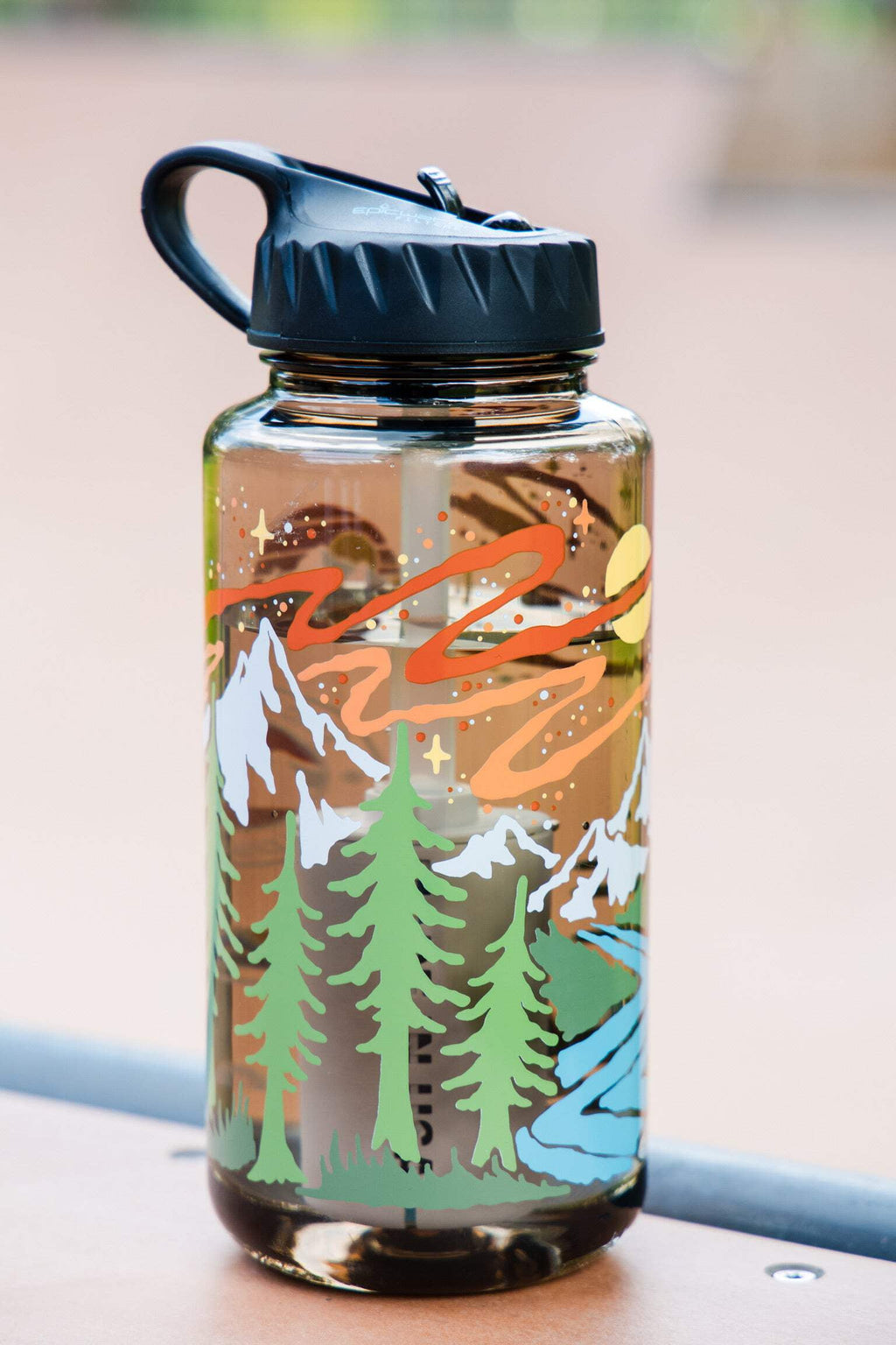 Epic Water Filters Nalgene OG Sustain Tritan USA Made Water Bottle and 75 Gallon Filter - Removes 99.99% of Water Impurities, 32oz, Atomic Child Special Edition - Pick 131