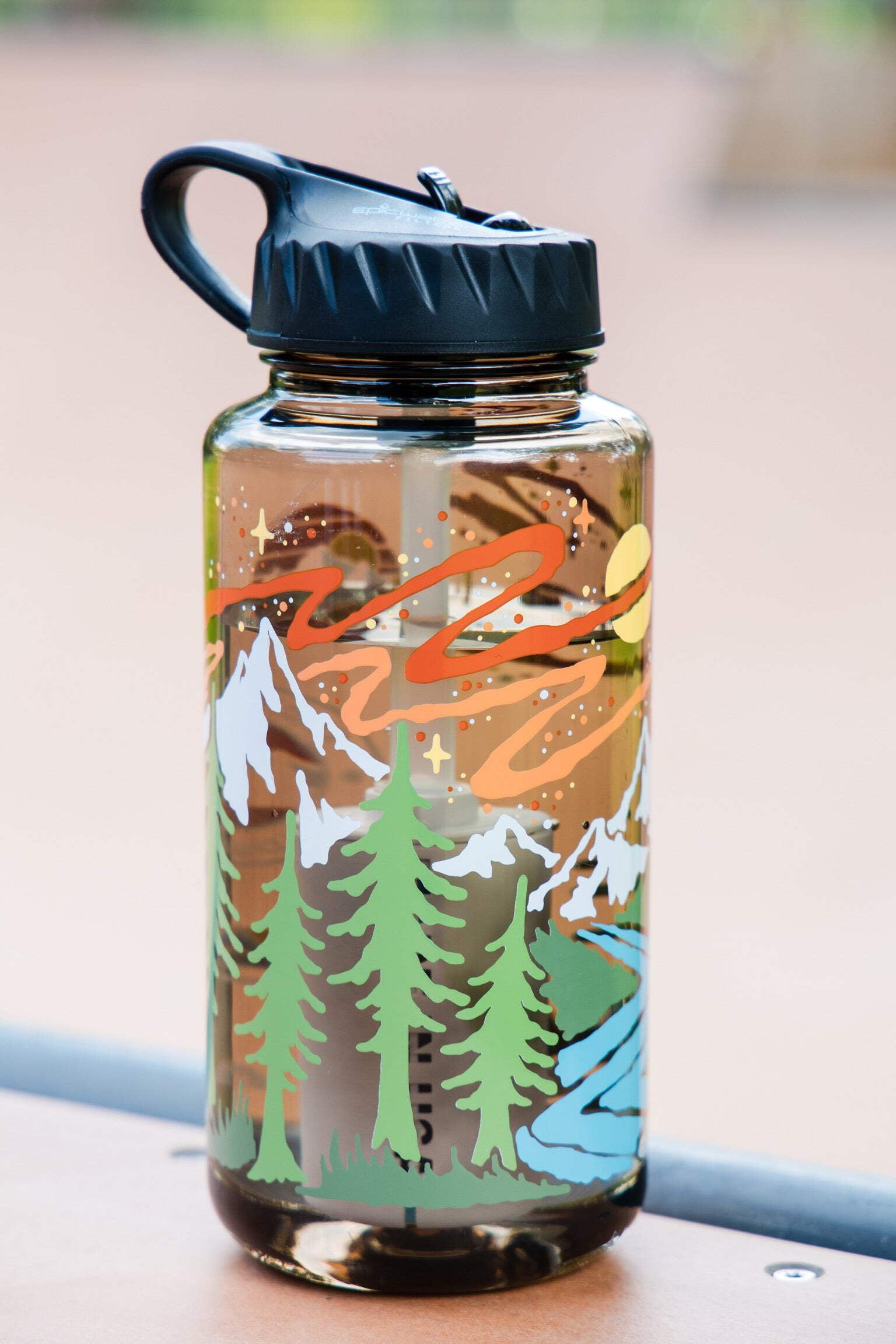 Epic Water Filters Nalgene OG Sustain Tritan USA Made Water Bottle and 75 Gallon Filter - Removes 99.99% of Water Impurities, 32oz, Atomic Child Special Edition - Pick 131
