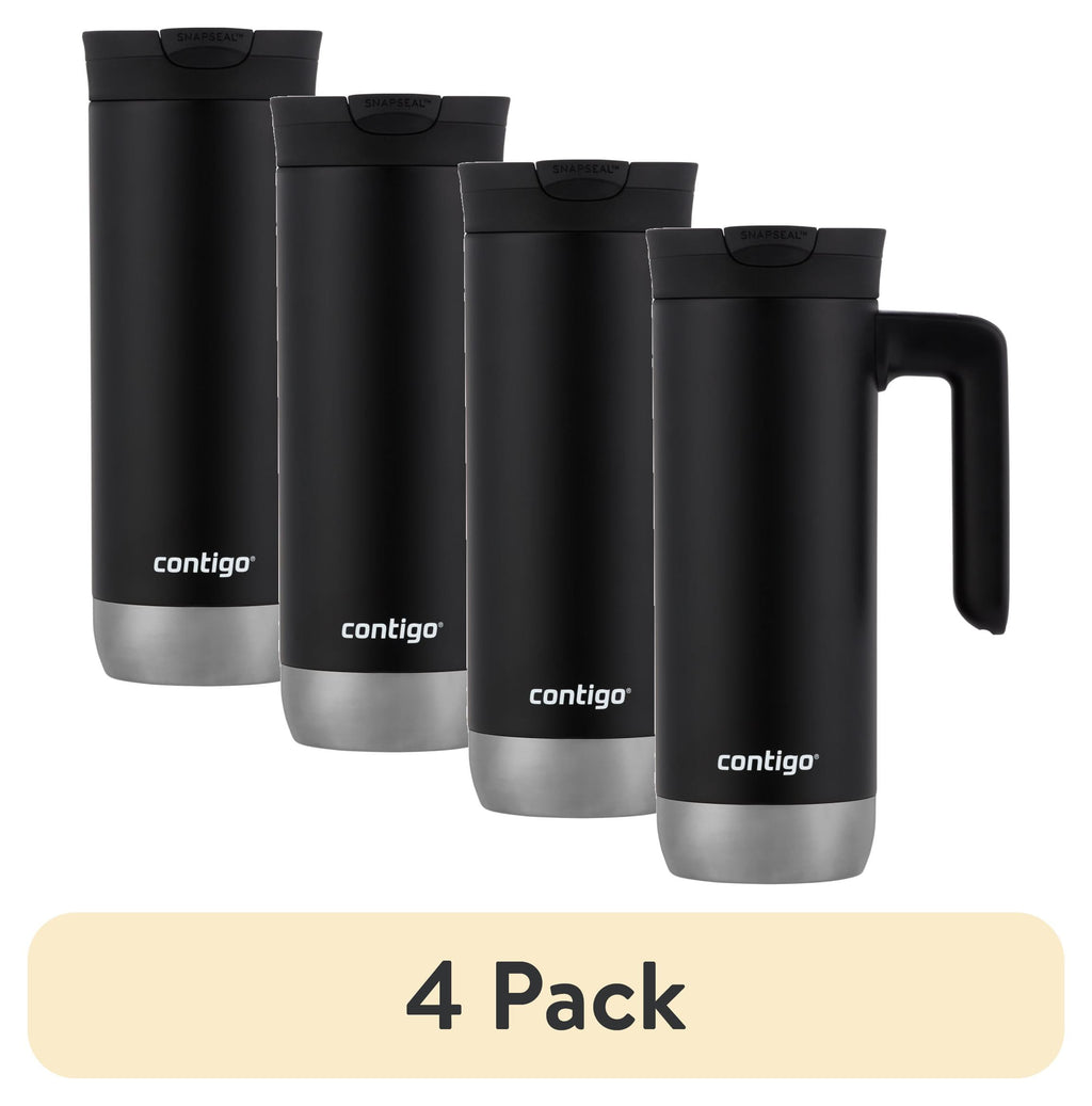 Contigo Huron 2.0 Stainless Steel Travel Mug with SNAPSEAL Lid and Handle in Black, 20 fl oz. - Pick 580