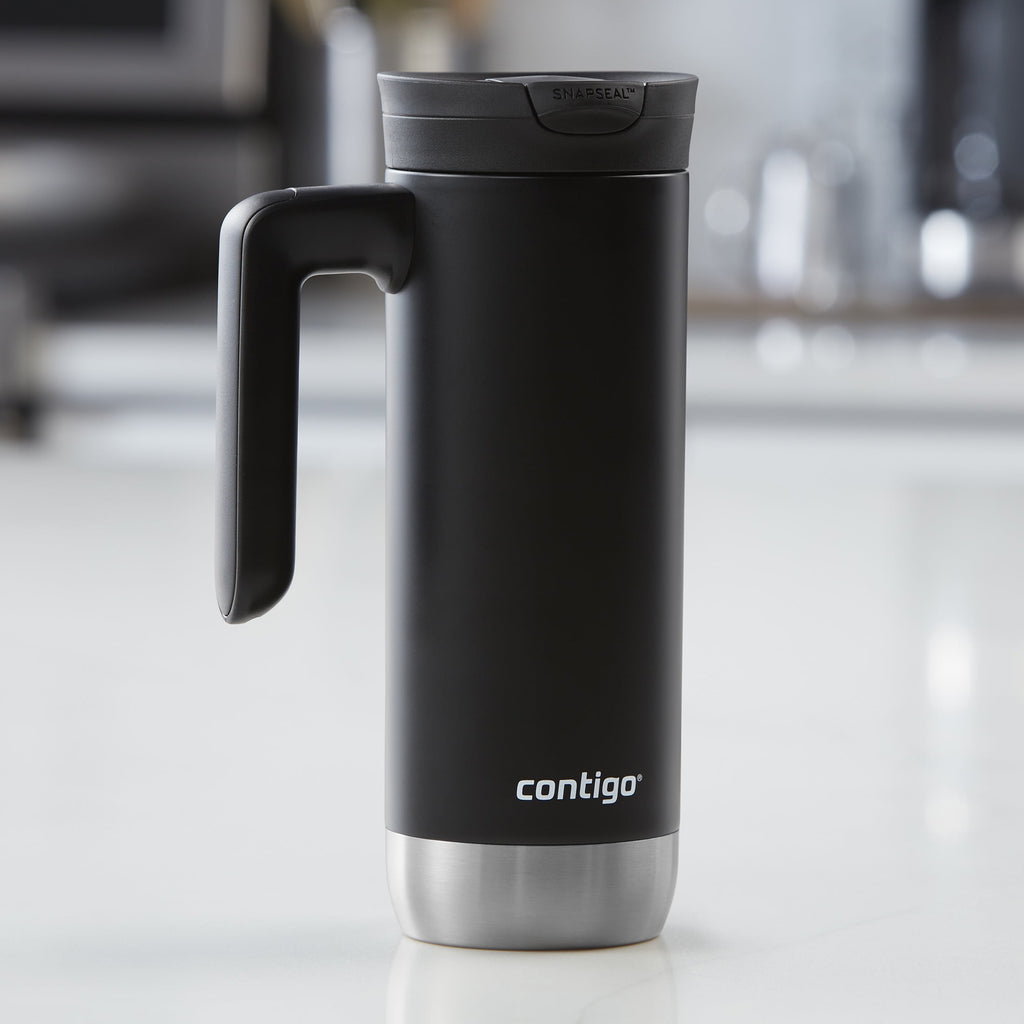 Contigo Huron 2.0 Stainless Steel Travel Mug with SNAPSEAL Lid and Handle in Black, 20 fl oz. - Pick 580
