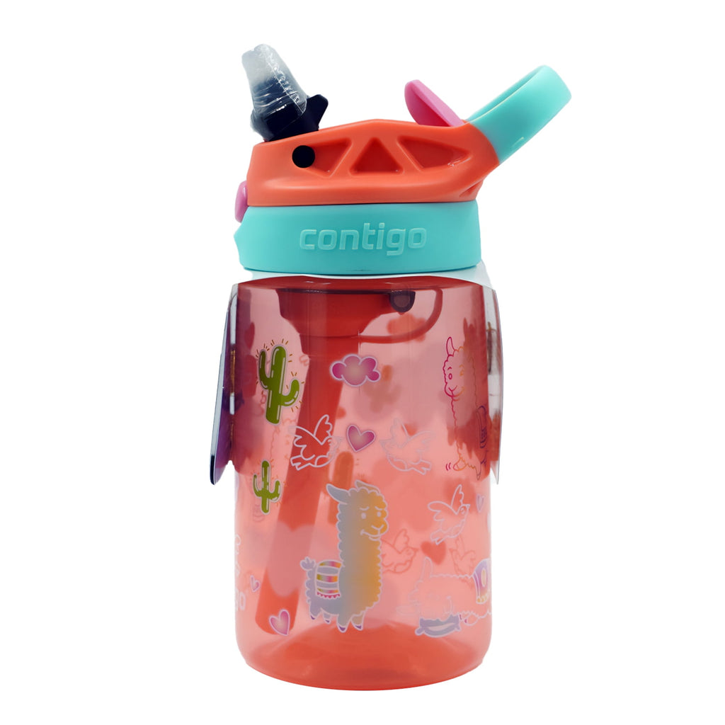 Contigo Kids Water Bottle with Redesigned AUTOSPOUT Straw, 14 oz, Grape Forest Haven - Pick 278