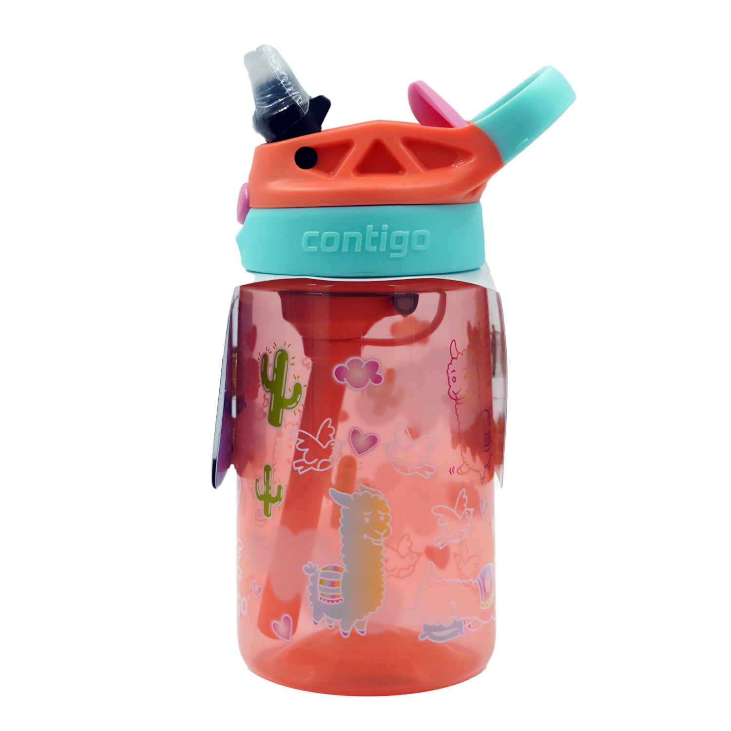 Contigo Kids Water Bottle with Redesigned AUTOSPOUT Straw, 14 oz, Grape Forest Haven - Pick 278
