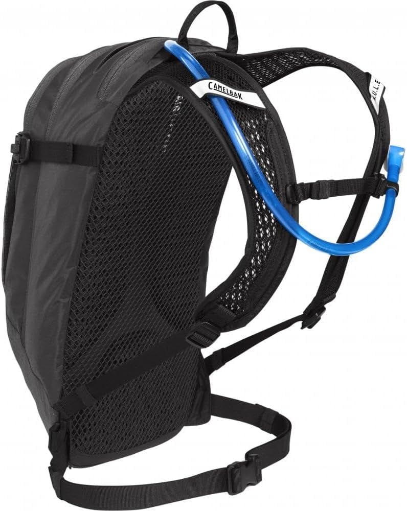 CamelBak Women's M.U.L.E. 12 Mountain Biking Hydration Pack - Easy Refilling Hydration Backpack - Magnetic Tube Trap 100oz, Charcoal/Black - Pick 132