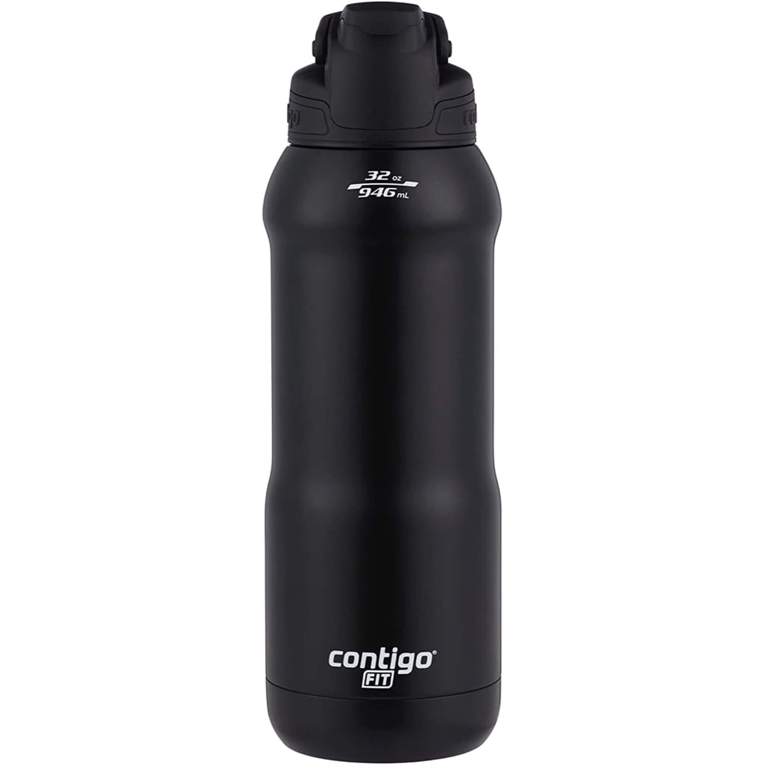 Contigo Fit Stainless Steel AUTOSPOUT Water Bottle with Straw, Blue Amp, 32 fl oz. - Pick 547
