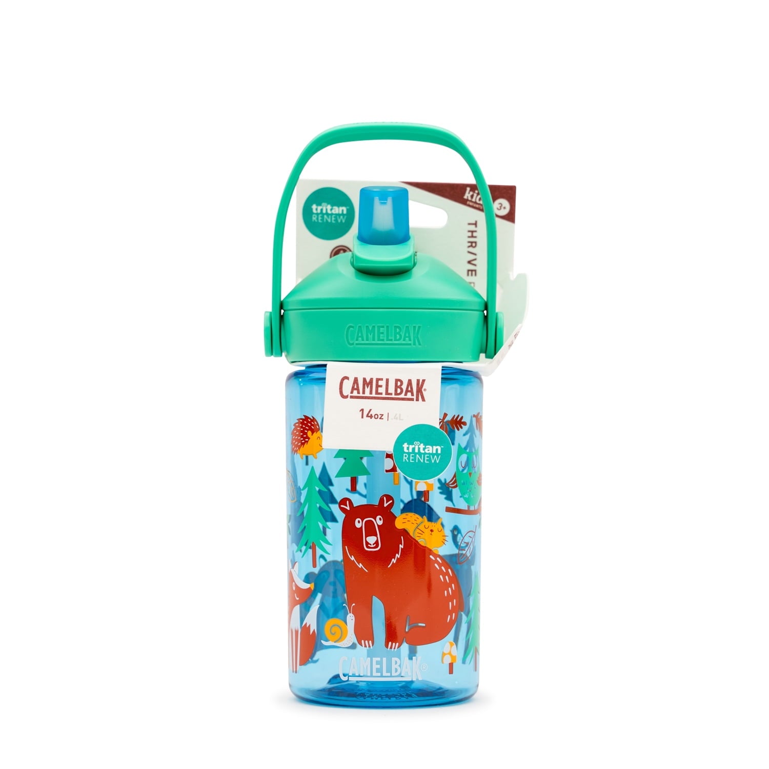 Camelbak Thrive™ Flip Straw Kids 14oz Bottle, Friendly Forest - Pick 129