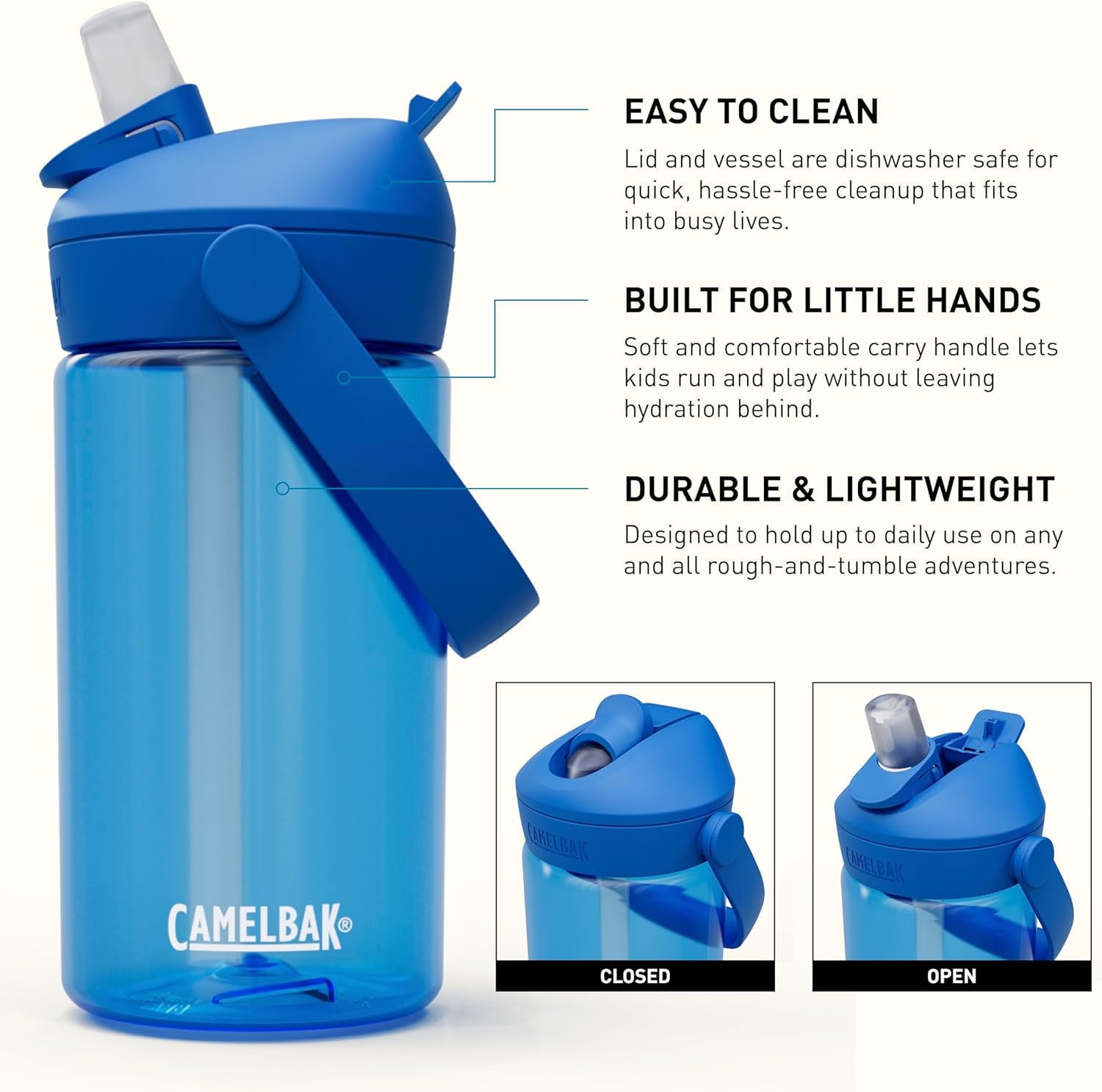 Camelbak Thrive™ Flip Straw Kids 14oz Bottle, Friendly Forest - Pick 129