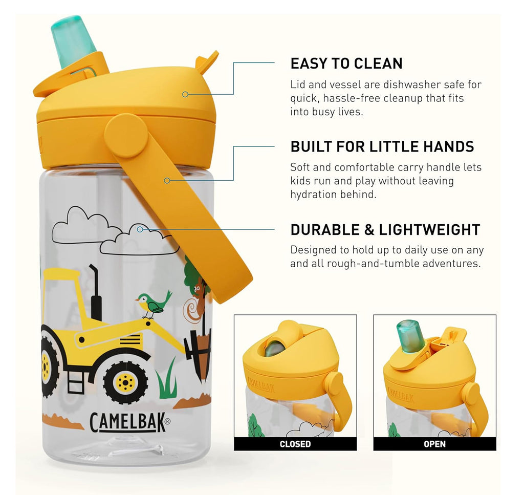 Camelbak Thrive™ Flip Straw Kids 14oz Bottle, Friendly Forest - Pick 129