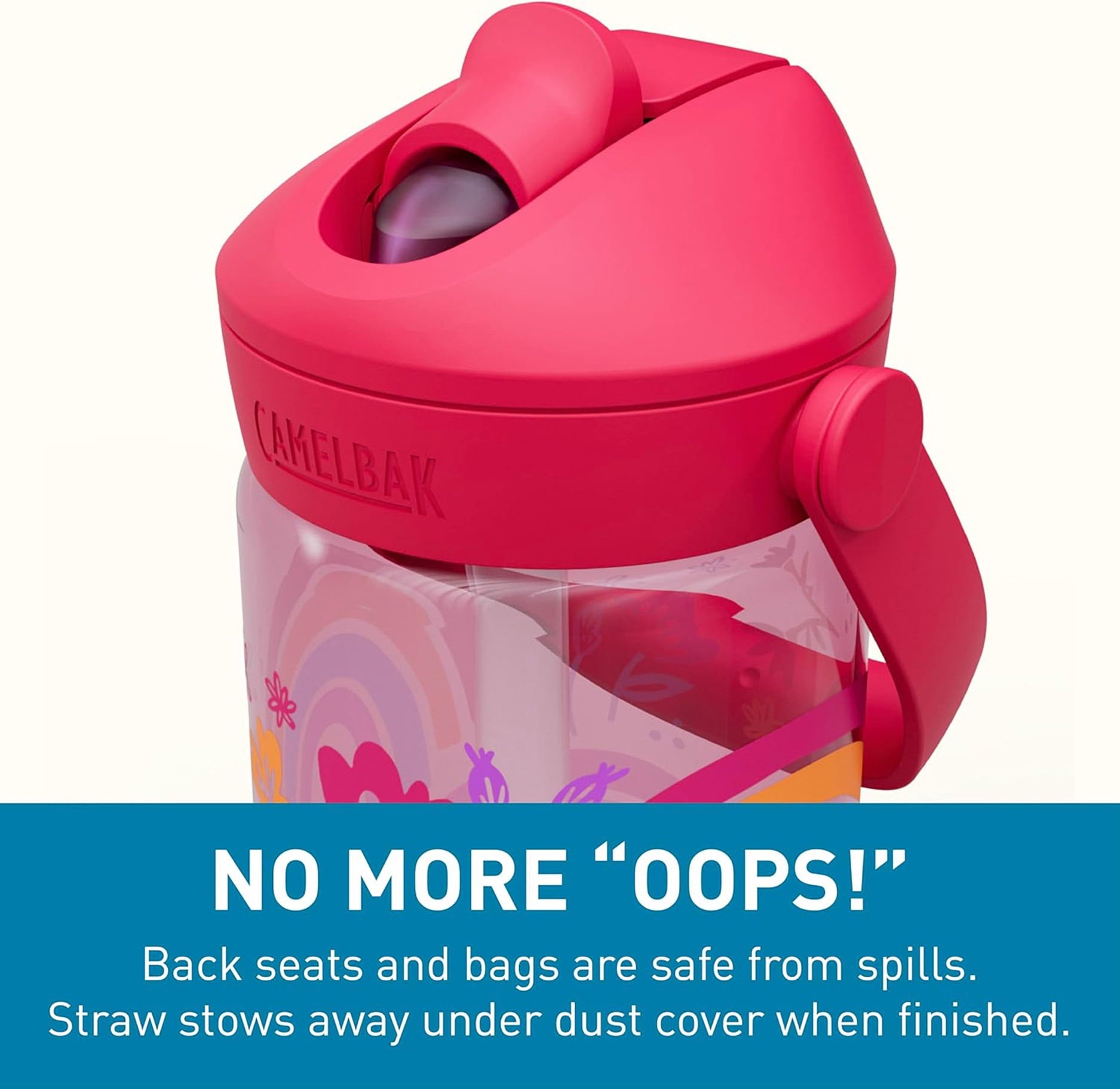 Camelbak Thrive™ Flip Straw Kids 14oz Bottle, Friendly Forest - Pick 129