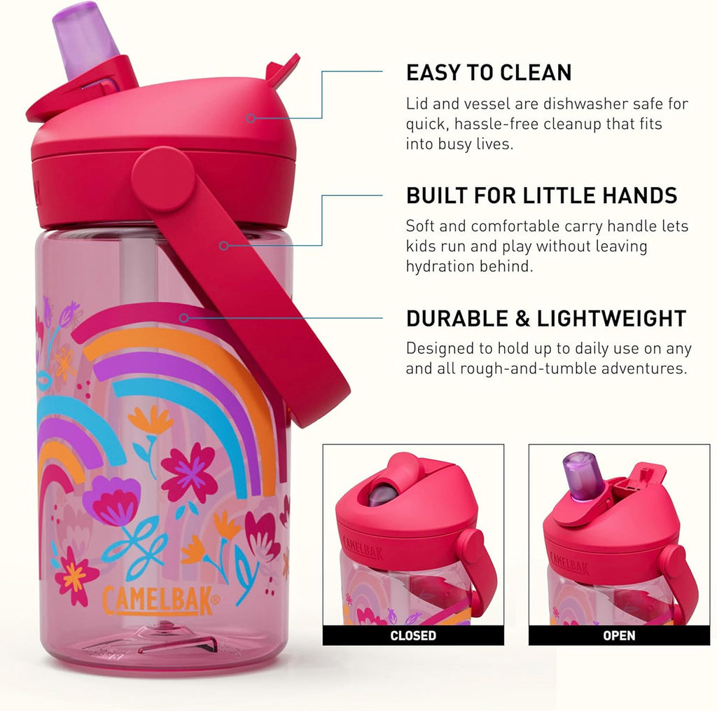 Camelbak Thrive™ Flip Straw Kids 14oz Bottle, Friendly Forest - Pick 129