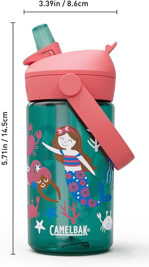 Camelbak Thrive™ Flip Straw Kids 14oz Bottle, Friendly Forest - Pick 129