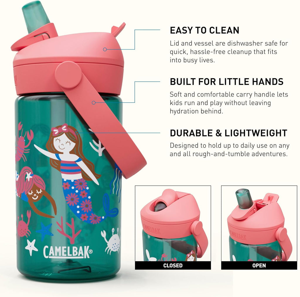 Camelbak Thrive™ Flip Straw Kids 14oz Bottle, Friendly Forest - Pick 129