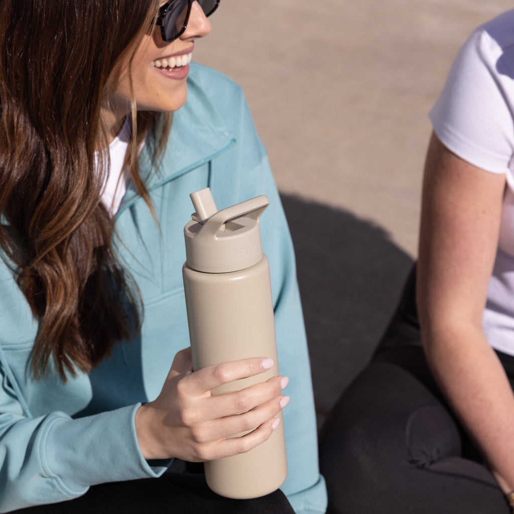 Simple Modern 30 fl oz Insulated Stainless Steel Summit Wide Mouth Water Bottle with Straw Lid | Slumberland - Pick 504