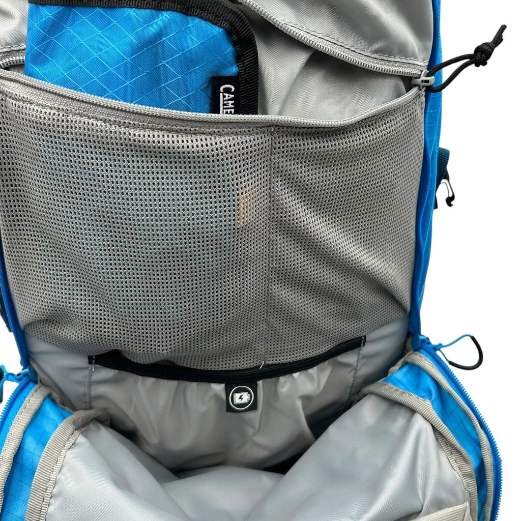 CAMELBAK M.U.L.E Pro 14L Bike Hydration Backpack 100 oz, Ibiza Blue/Orange - Pick 240