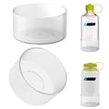 Linkidea 2 Pack Water Bottle Boot Compatible with Nalgene Sustain Wide Mouth 32oz/48oz, Narrow Mouth 32oz, Silicone Anti-Slip Bottle Bottom Bumper Protector (Clear White) - Pick 306