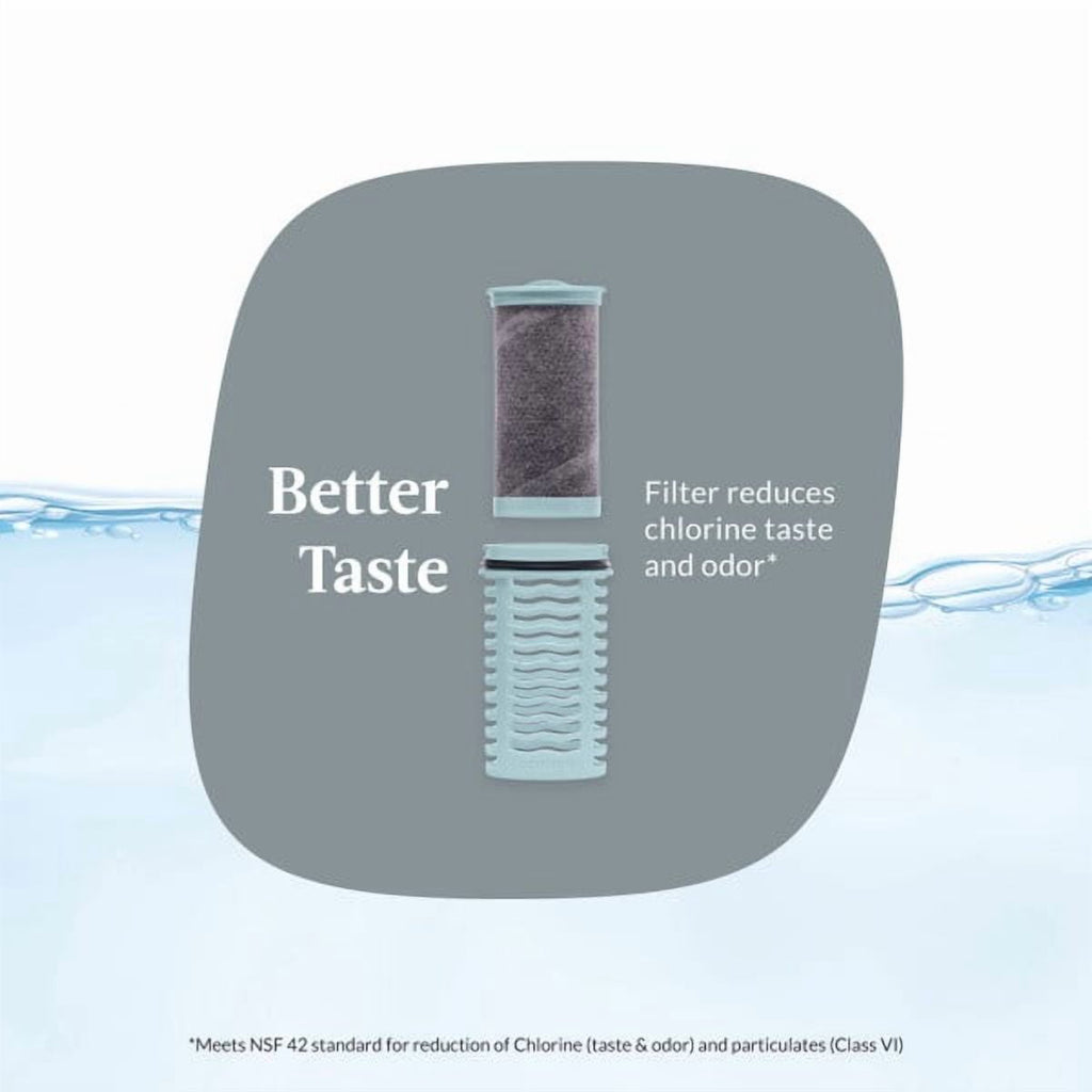 Contigo Clybourn Chill Stainless Steel FreeFlow Filter Water Bottle with AUTOSEAL, 24oz Salt - Pick 256