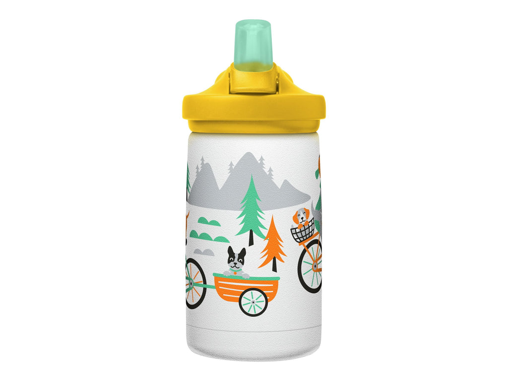 CamelBak Eddy+ Kids - Water bottle - Size 4.25 in x 2.91 in - Height 6.5 in - 12 fl.oz - biking dogs - Pick 382