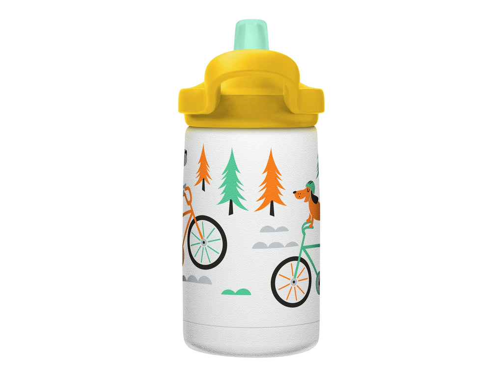 CamelBak Eddy+ Kids - Water bottle - Size 4.25 in x 2.91 in - Height 6.5 in - 12 fl.oz - biking dogs - Pick 382