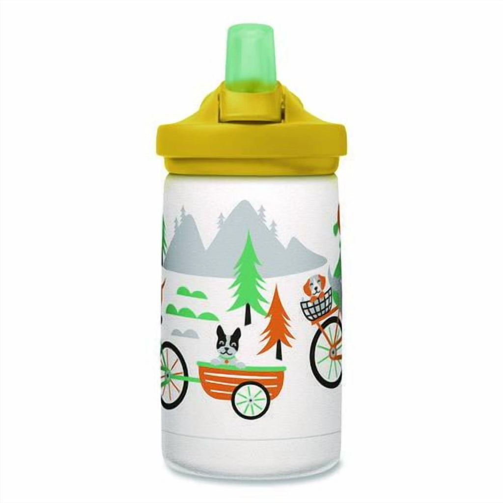 CamelBak Eddy+ Kids - Water bottle - Size 4.25 in x 2.91 in - Height 6.5 in - 12 fl.oz - biking dogs - Pick 382
