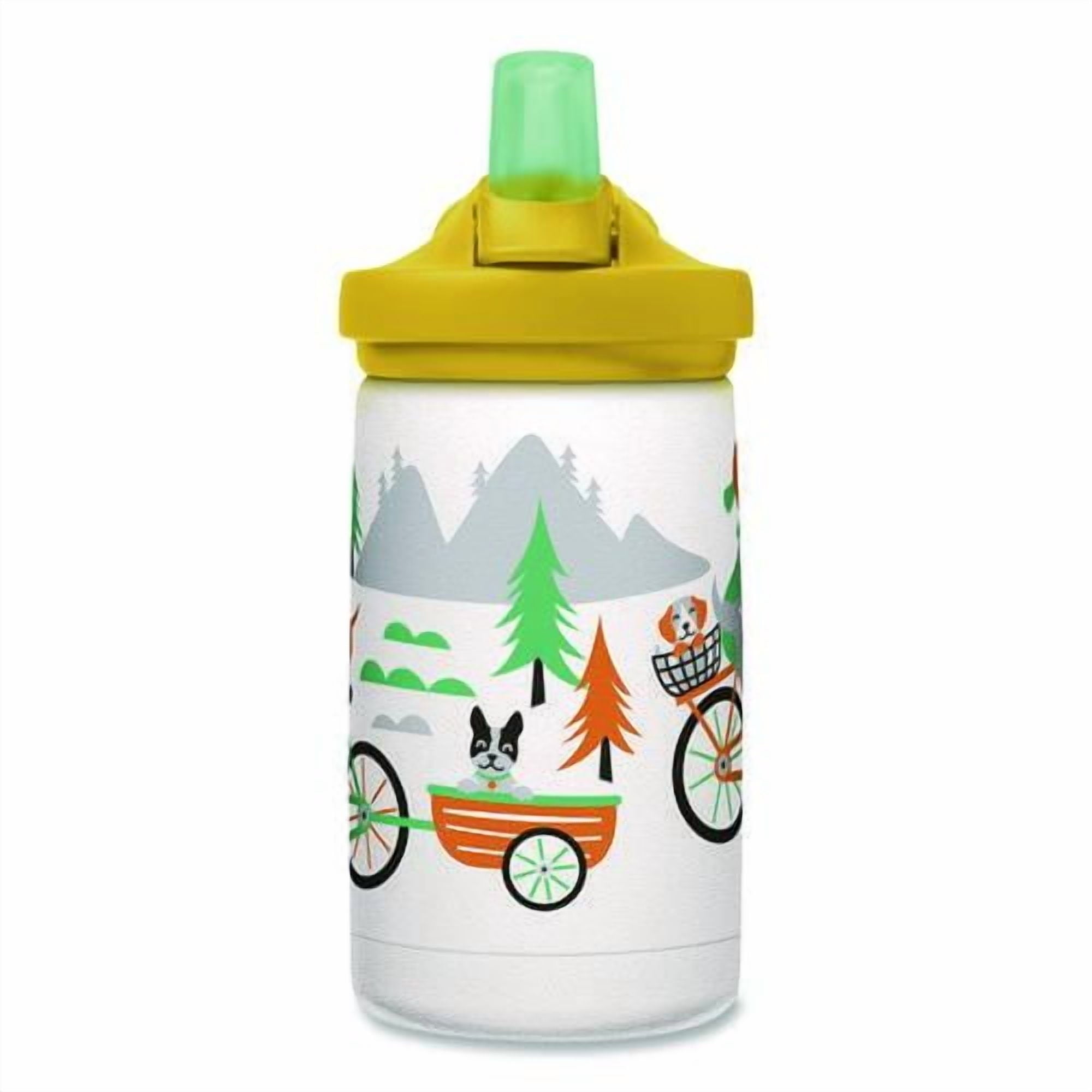 CamelBak Eddy+ Kids - Water bottle - Size 4.25 in x 2.91 in - Height 6.5 in - 12 fl.oz - biking dogs - Pick 382
