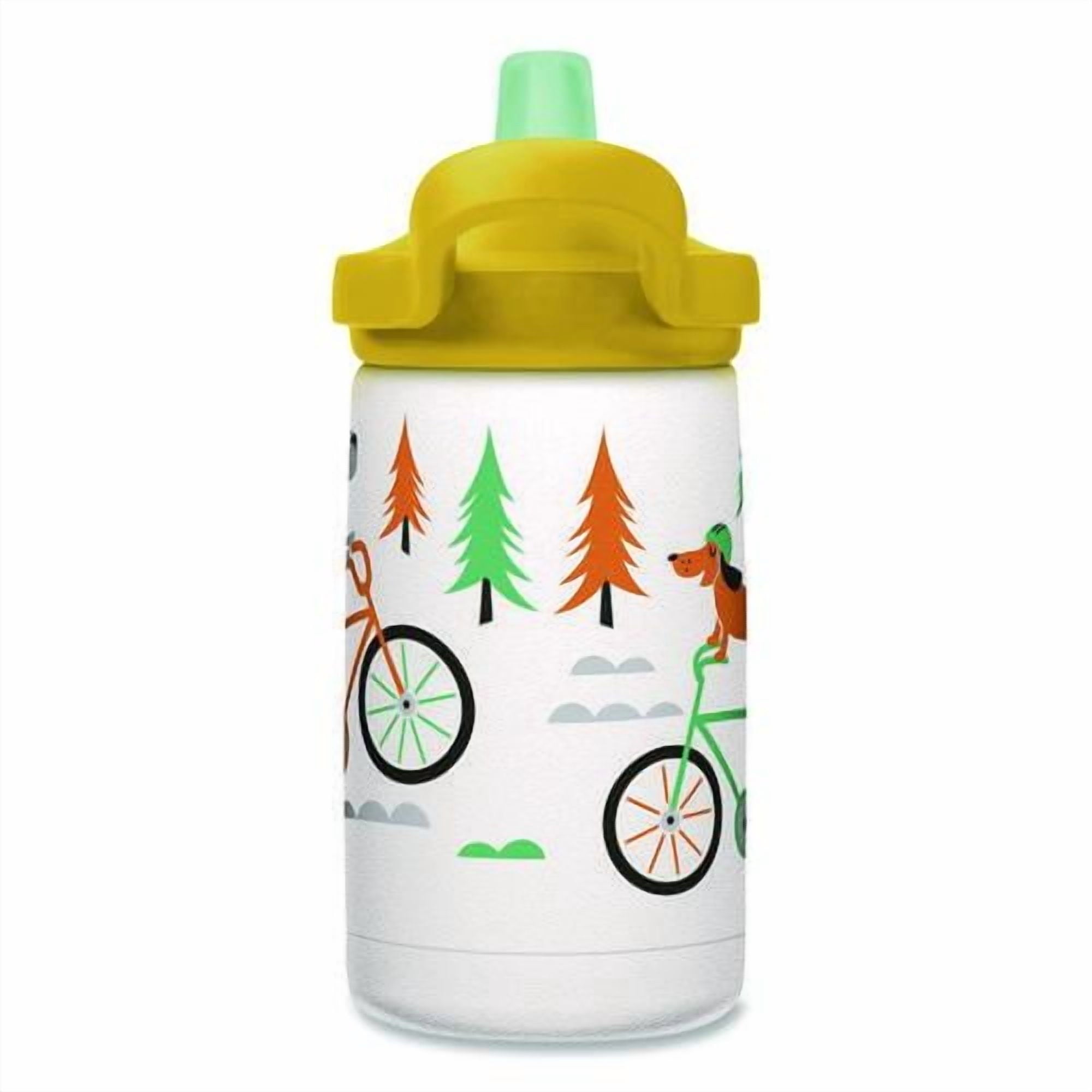 CamelBak Eddy+ Kids - Water bottle - Size 4.25 in x 2.91 in - Height 6.5 in - 12 fl.oz - biking dogs - Pick 382