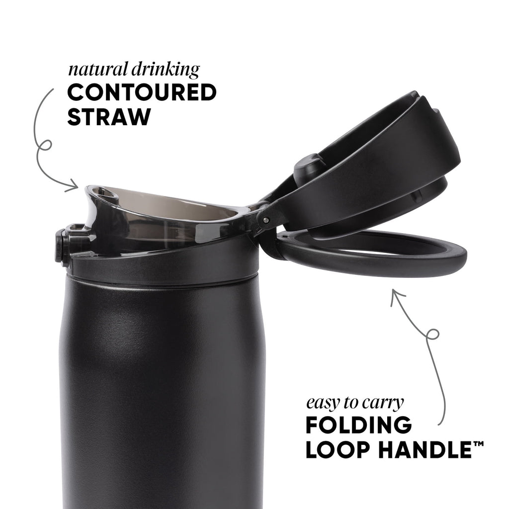 Simple Modern 24oz Mesa Loop Water Bottle with Covered Spout | Pink Champagne - Pick 171