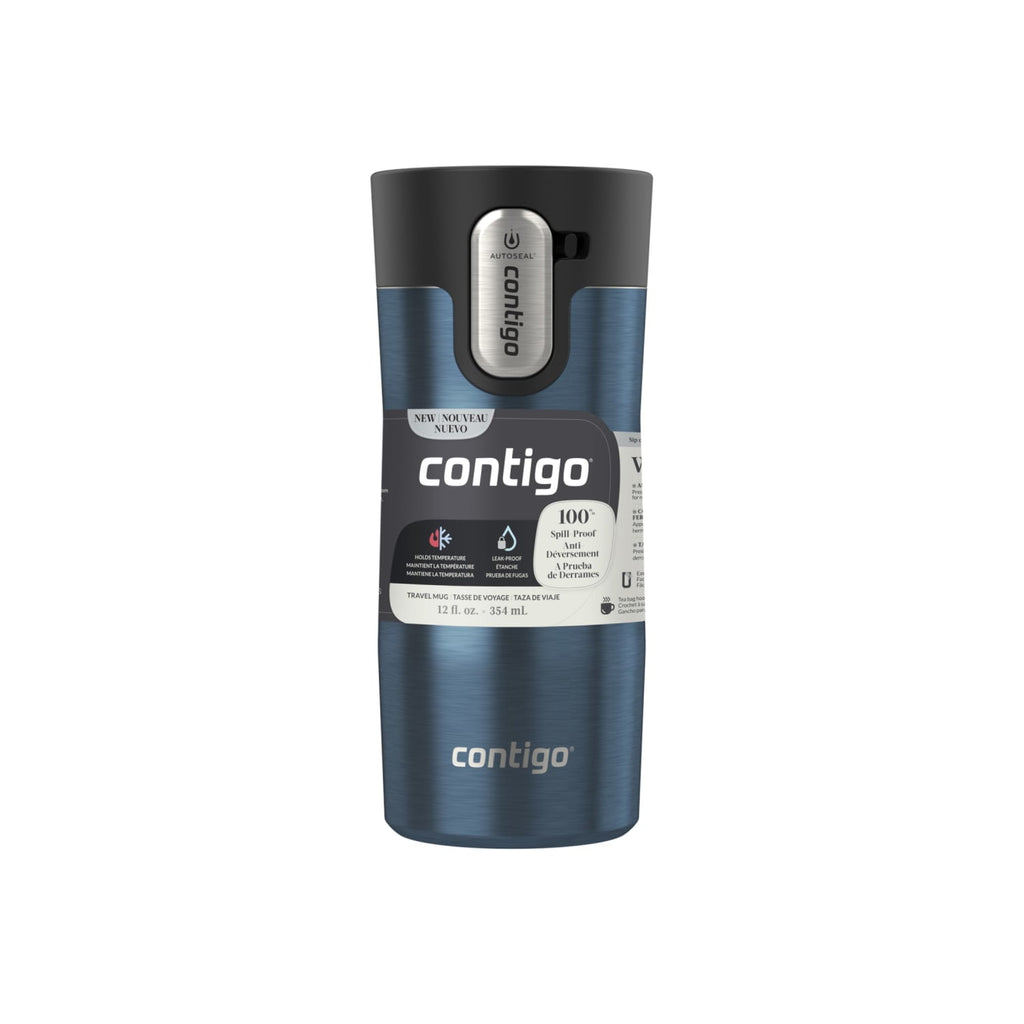 Contigo 12 oz. West Loop 3.0 Insulated Stainless Steel Travel Mug - Blueberry - Pick 800