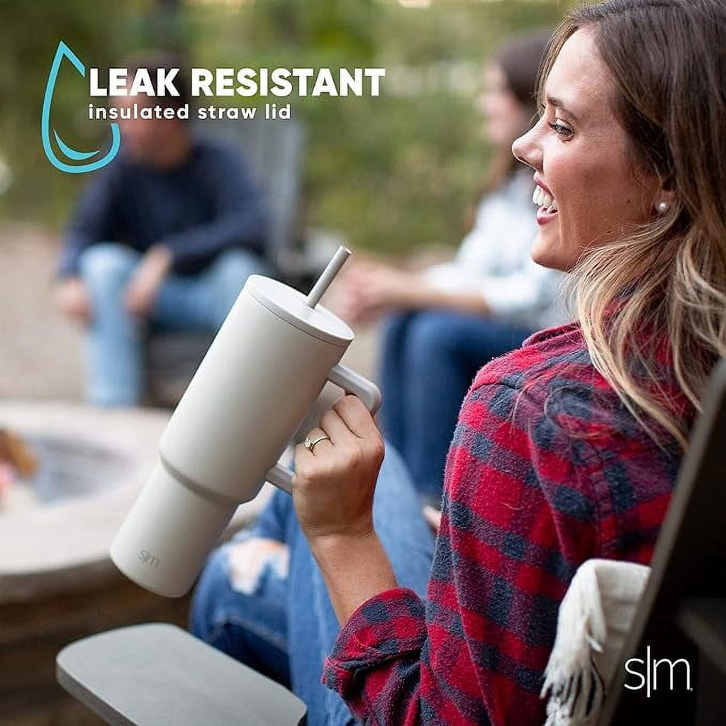 Simple Modern 40 fl oz Insulated Stainless Steel Trek Tumbler with Straw Lid | 80s Mix - Pick 812