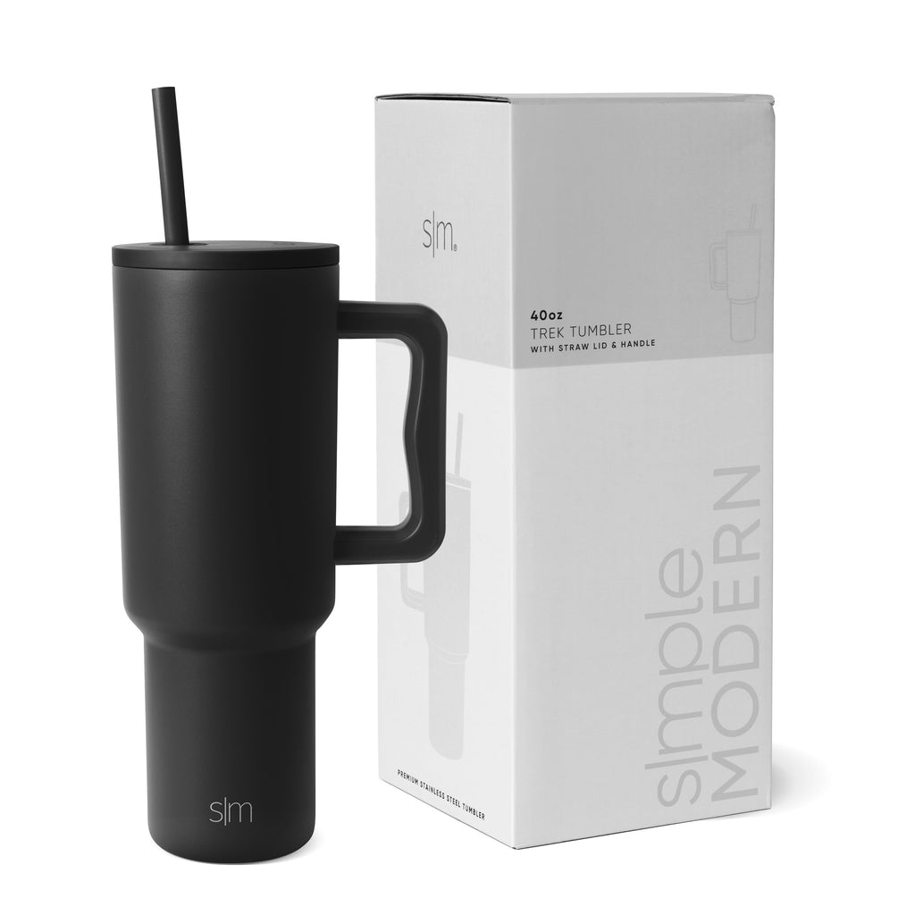 Simple Modern 40 fl oz Insulated Stainless Steel Trek Tumbler with Straw Lid | 80s Mix - Pick 812